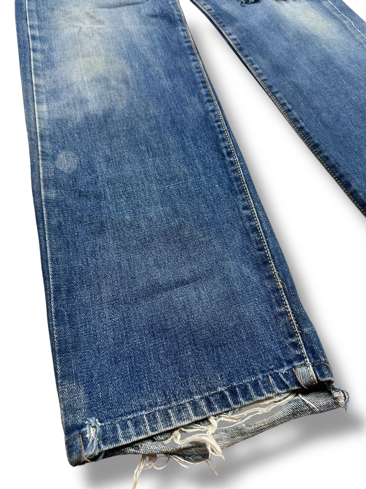 Edwin Vintage Edwin 505 XX Selvedge Japan Denim Distressed Jeans Size US 30 / EU 46 - 15 Thumbnail