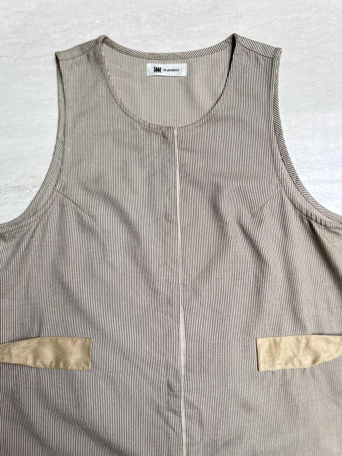 Issey Miyake IM PRODUCT Issey Miyake Striped Sleeveless Dress Size S / US 4 / IT 40 - 10 Thumbnail