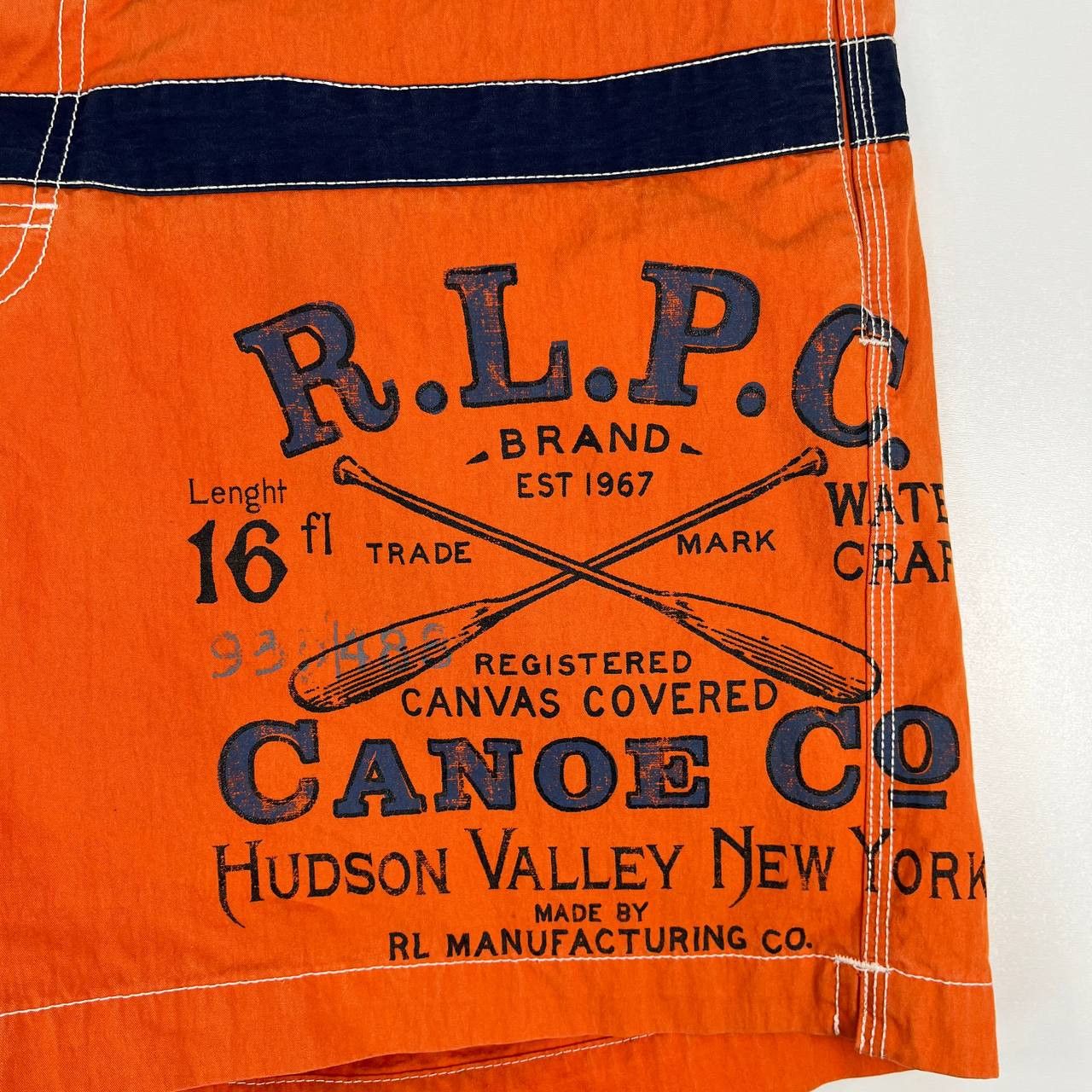 Polo Ralph Lauren Polo by Ralph Lauren RLPC Canoe Co.Orange Swim Shorts Size M Size US 40 / EU 56 - 3 Thumbnail