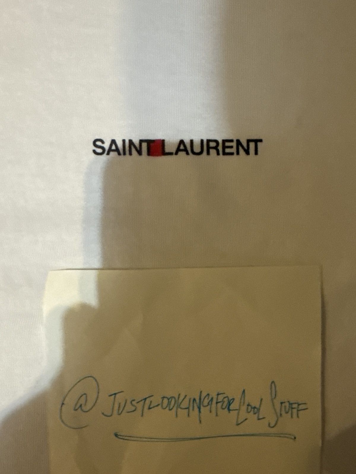 Saint Laurent Paris Saint Laurent Bogo Tee Size US M / EU 48-50 / 2 - 5 Thumbnail