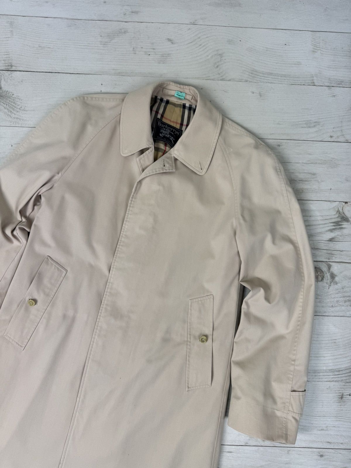 Burberry Vintage Burberrys London Trench Coat Nova Check 90s Size US S / EU 44-46 / 1 - 2 Thumbnail