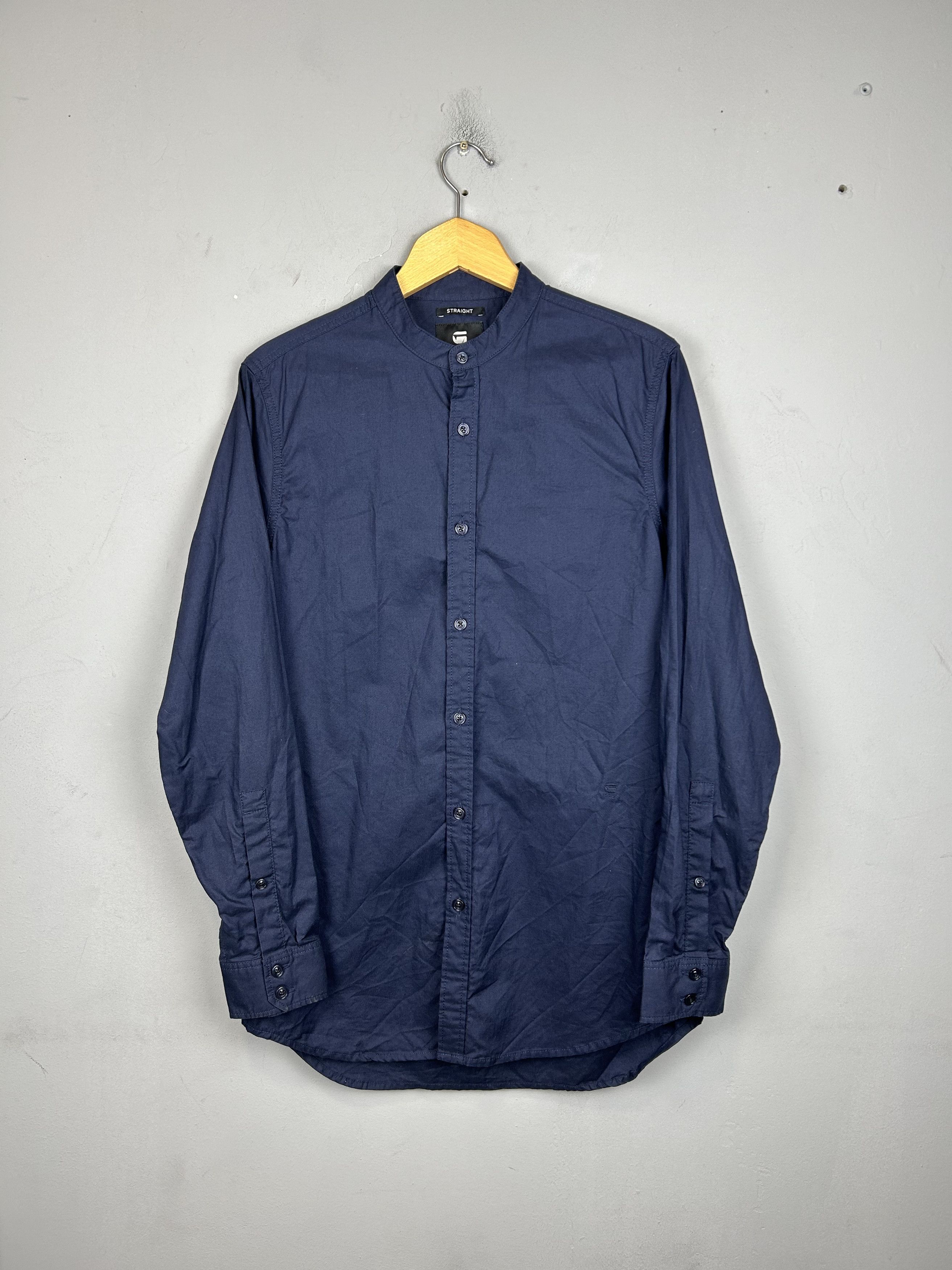 G-Star G-Star Raw Shirt Stalt C-Less Clean Long Sleeve Navy Size US M / EU 48-50 / 2 - 5 Thumbnail