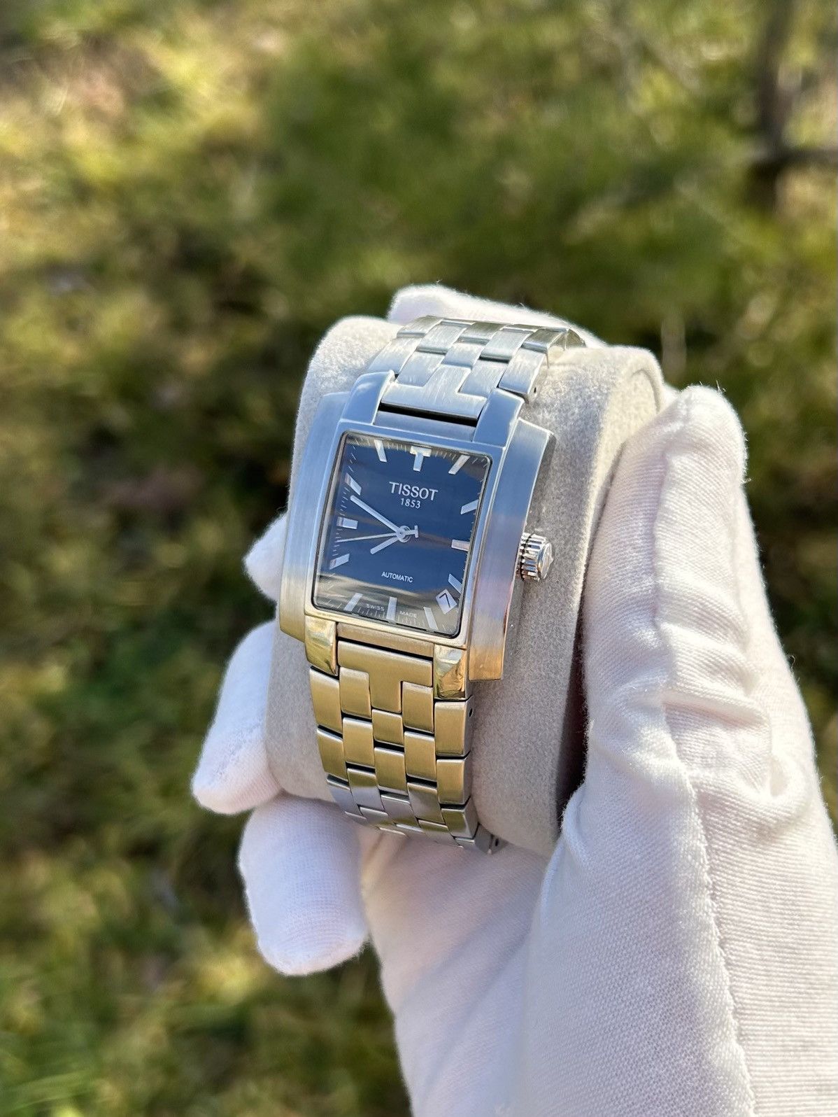 Vintage Tissot Automatic Watch Square Wristwatch L864/984 Swiss 2000 in Black, Men's — image 6 of 6