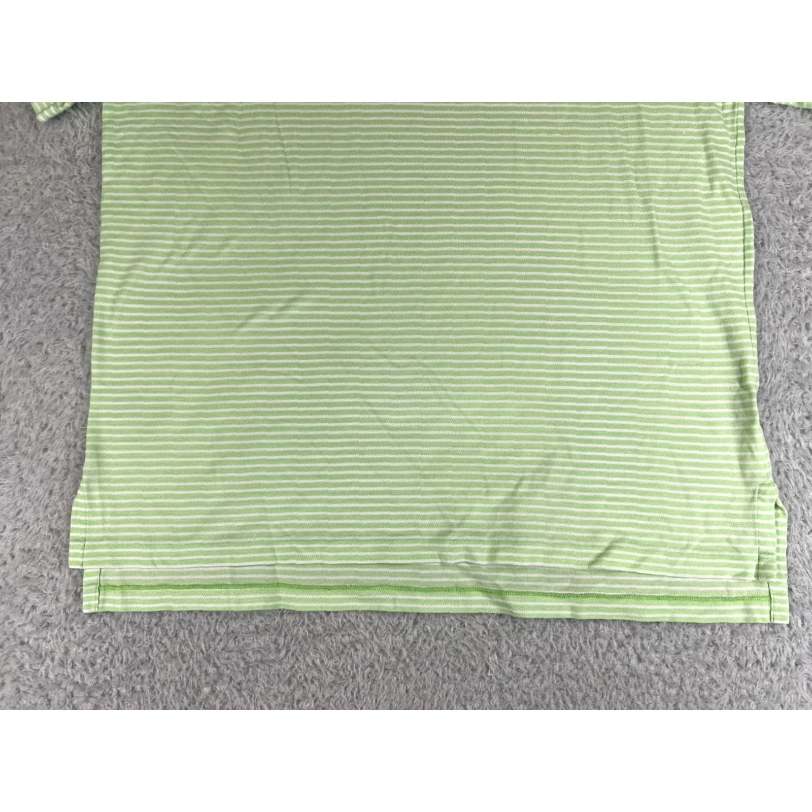Polo Ralph Lauren Polo Golf Ralph Lauren Shirt Mens XL Green White Stripe 100% Cotton Polo Shirt Striped Classic Fit All Seasons Men’s Polo Ralph Lauren Shirt Size US XL / EU 56 / 4 - 6 Thumbnail