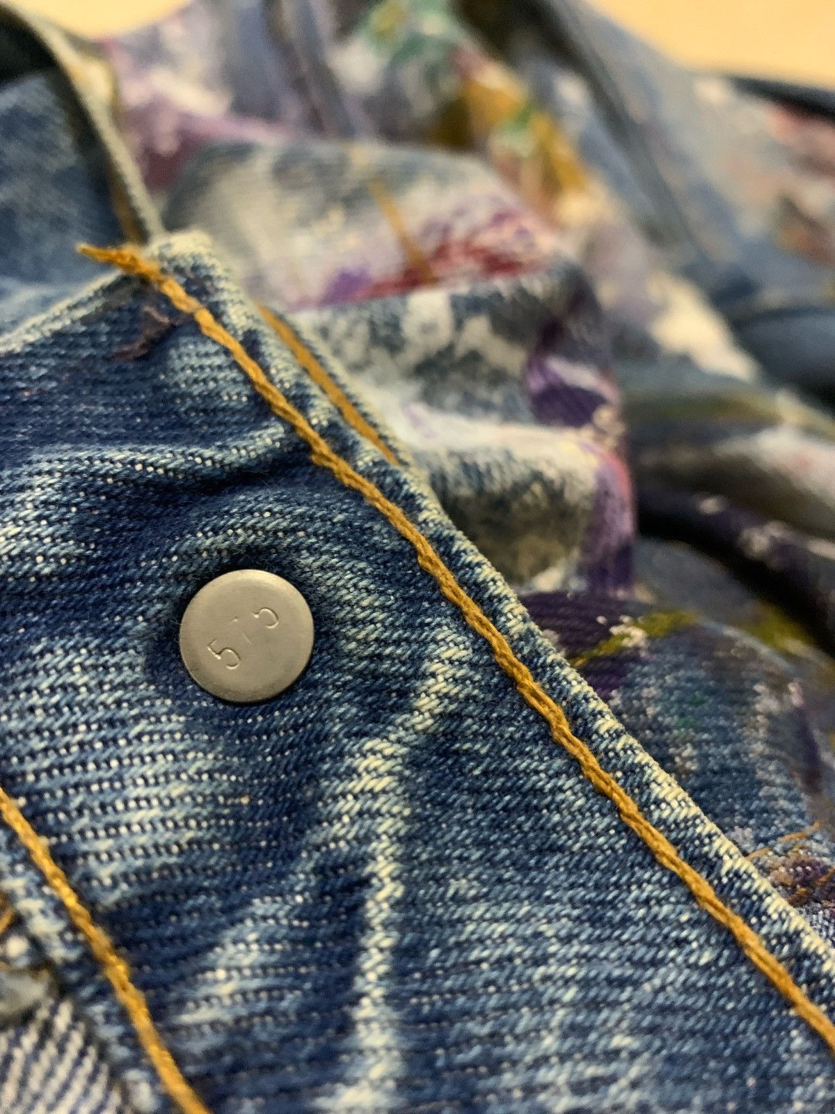 Levi's × Vintage Vintage Rare Levis 517 Orange Tab Painter Denim Jeans Size US 34 / EU 50 - 14 Thumbnail