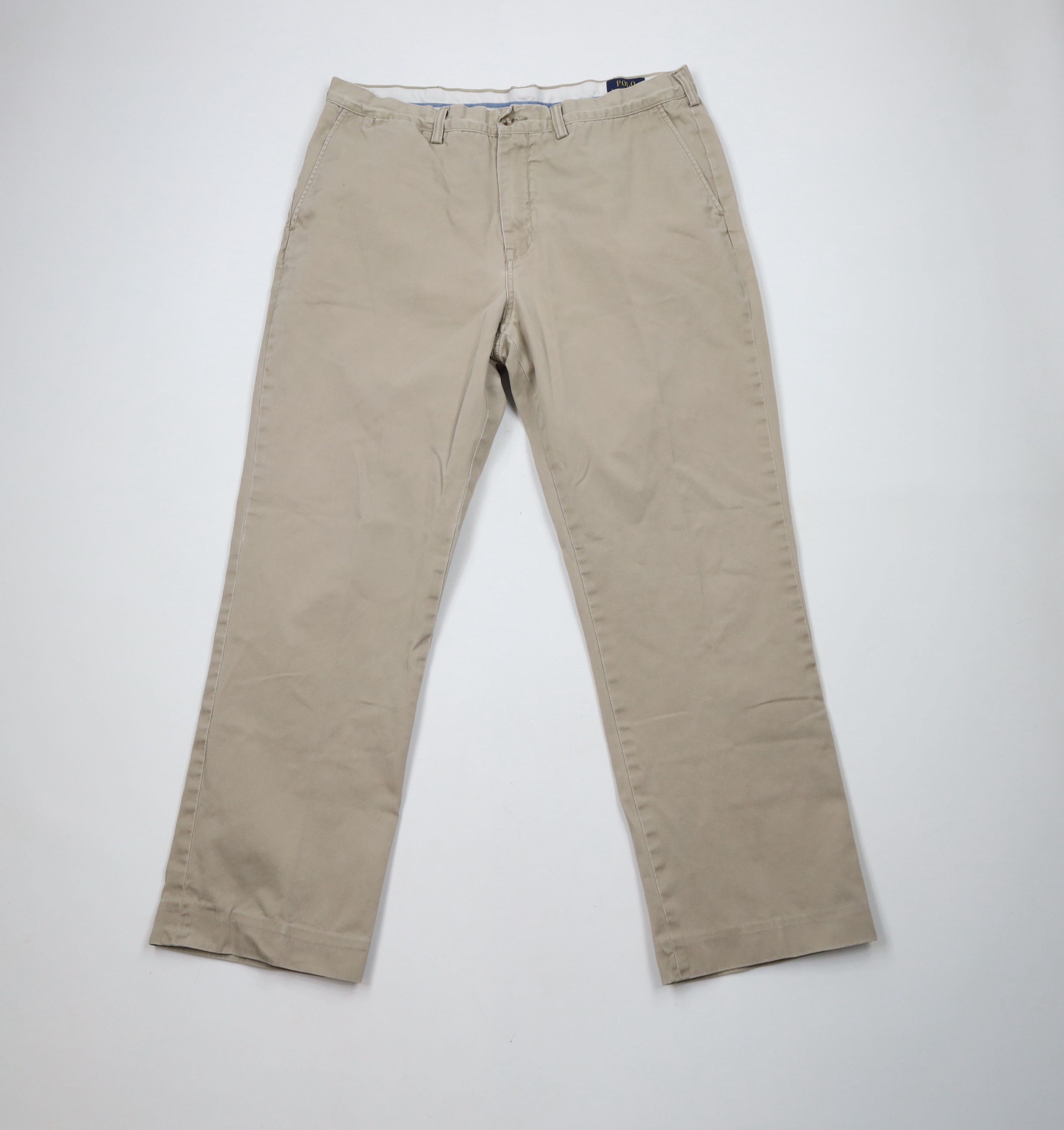 Ralph Lauren × Vintage Vintage Ralph Lauren Classic Fit Wide Leg Chino Pants Size US 38 / EU 54 - 1 Thumbnail