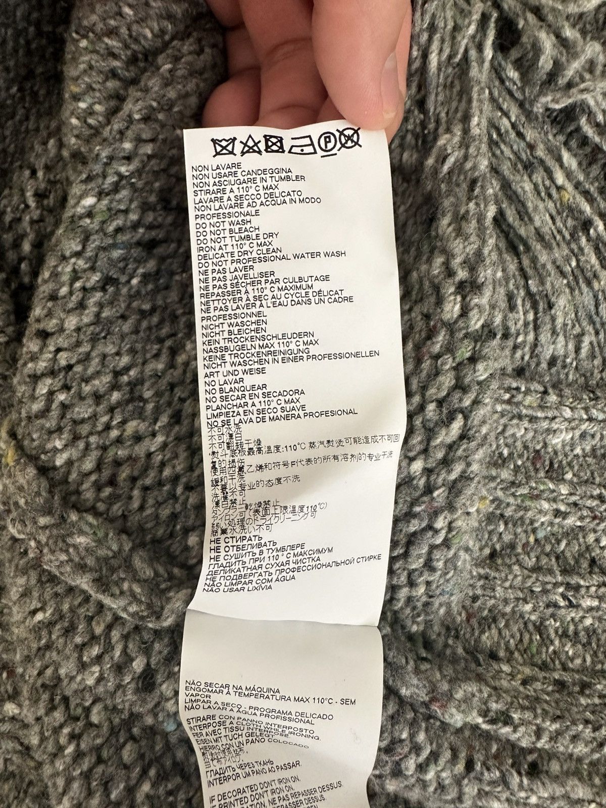Maison Margiela Destroyed Sweater Size US L / EU 52-54 / 3 - 6 Thumbnail