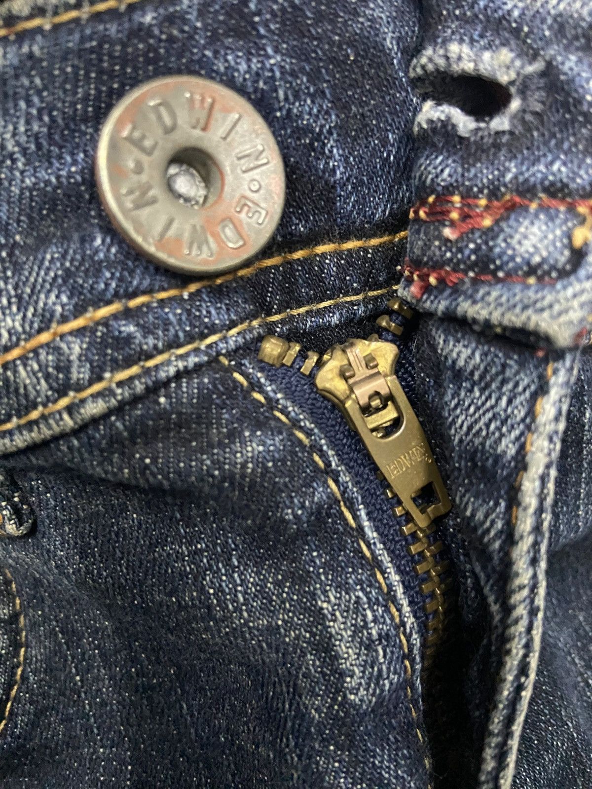 Edwin EDWIN 503 BLUE TRIP SKINNY DENIM JEANS Size US 26 / EU 42 - 5 Thumbnail
