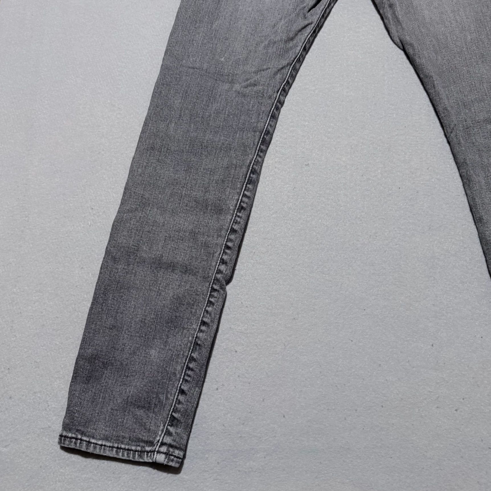 Levi's Levi's 519 Jeans Men Gray Distressed Slim Fit 30X30 Denim Premium Skinny - Jeans Size US 30 / EU 46 - 7 Thumbnail