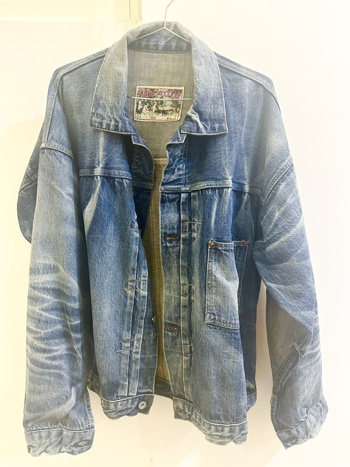 ジャケット・アウター SAINTMICHAEL DETROIT JACKET S Saint Michael - SM063 DRUG DETROIT JACKET Jacket | cherry