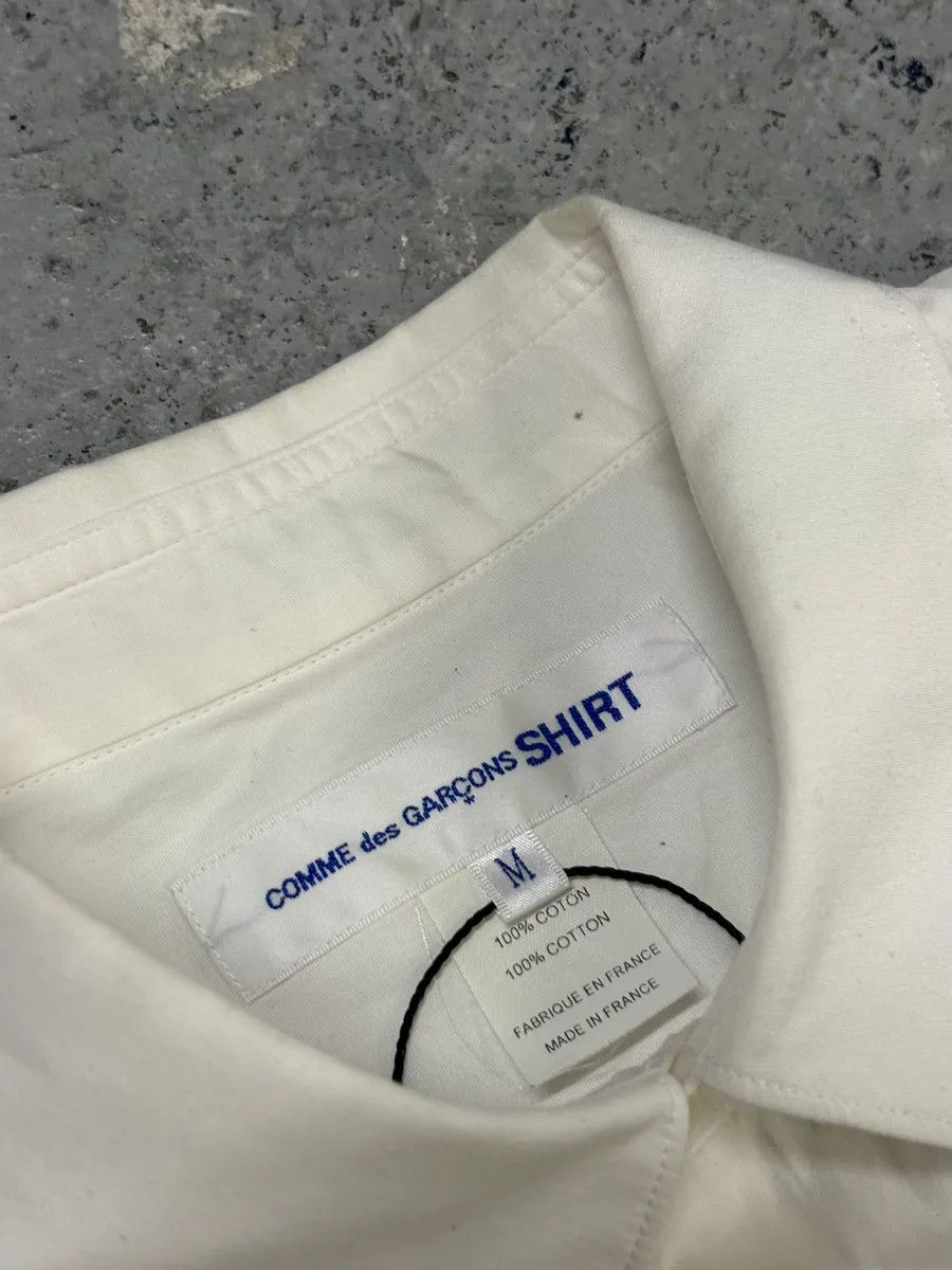 Comme des Garcons Comme des Garçons White Camo Cargo Irregular Shirt Size US M / EU 48-50 / 2 - 6 Thumbnail