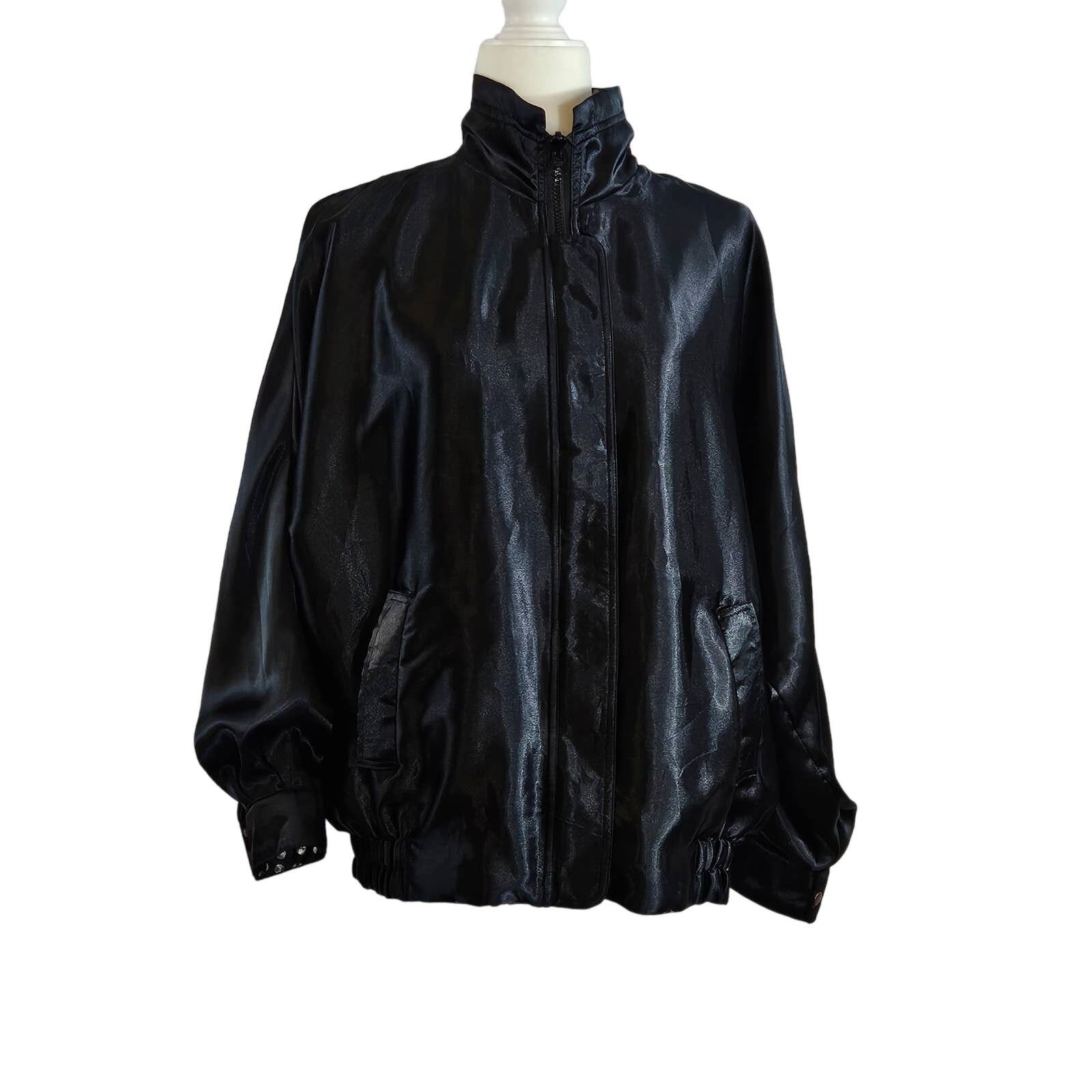 Other VTG EUC 80s Reversible Polka Dot & Solid Jacket Sz. 2XL Size XXL / US 16-18 / IT 52-54 - 4 Thumbnail