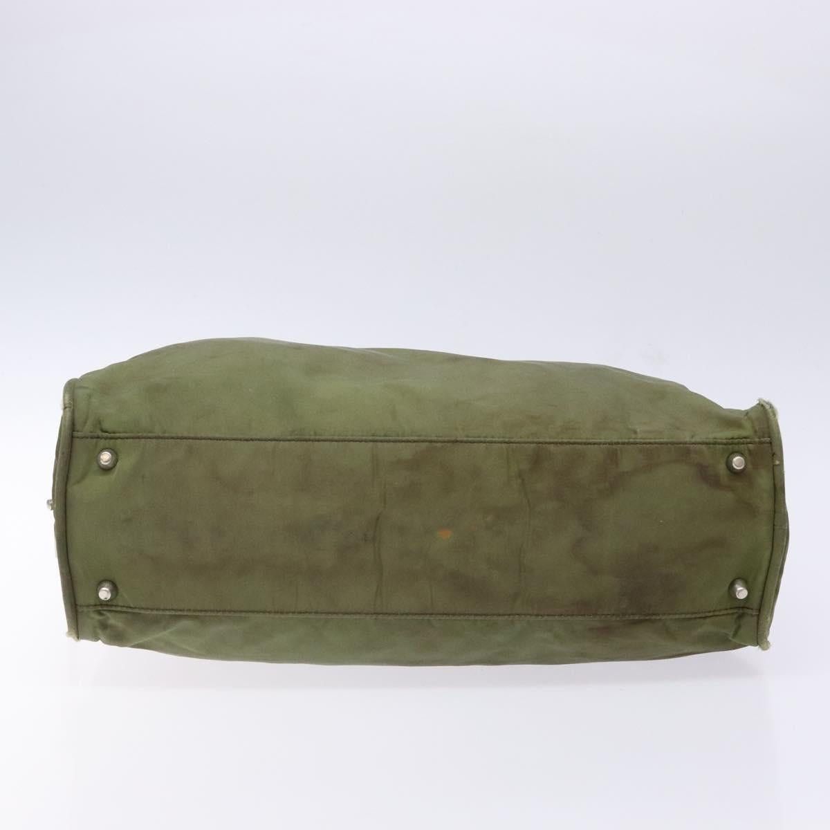 Prada PRADA Hand Bag Nylon Green Silver Size ONE SIZE - 9 Thumbnail