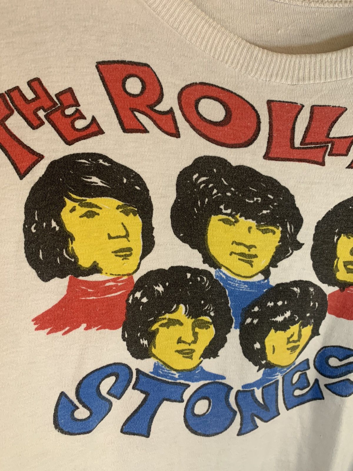 Band Tees *RARE* Vintage 1960s The Rolling Stones Band Euro Tour Shirt Size US M / EU 48-50 / 2 - 3 Thumbnail