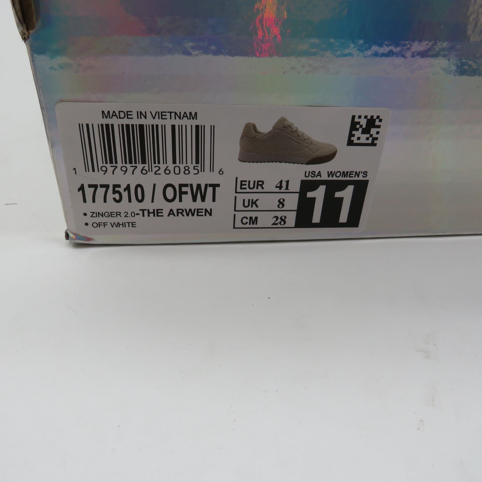 SKECHERS Skechers Zinger 2.0 The Arwen Womens Sneakers Off White Memo Size US 11 / IT 41 - 2 Thumbnail