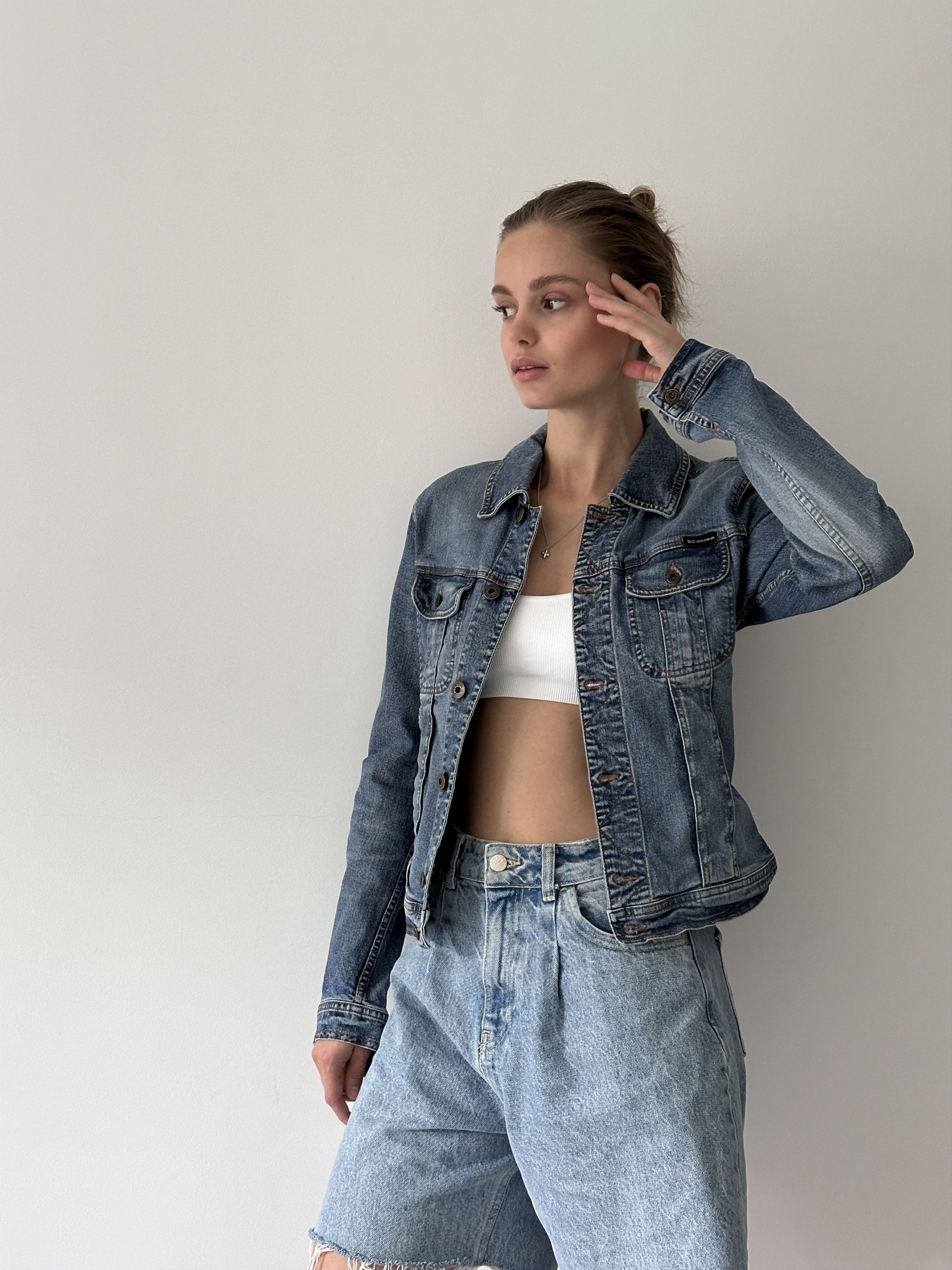 Dolce & Gabbana Vintage Dolce & Gabbana D&G Denim Jacket Size XS / US 0-2 / IT 36-38 - 3 Thumbnail