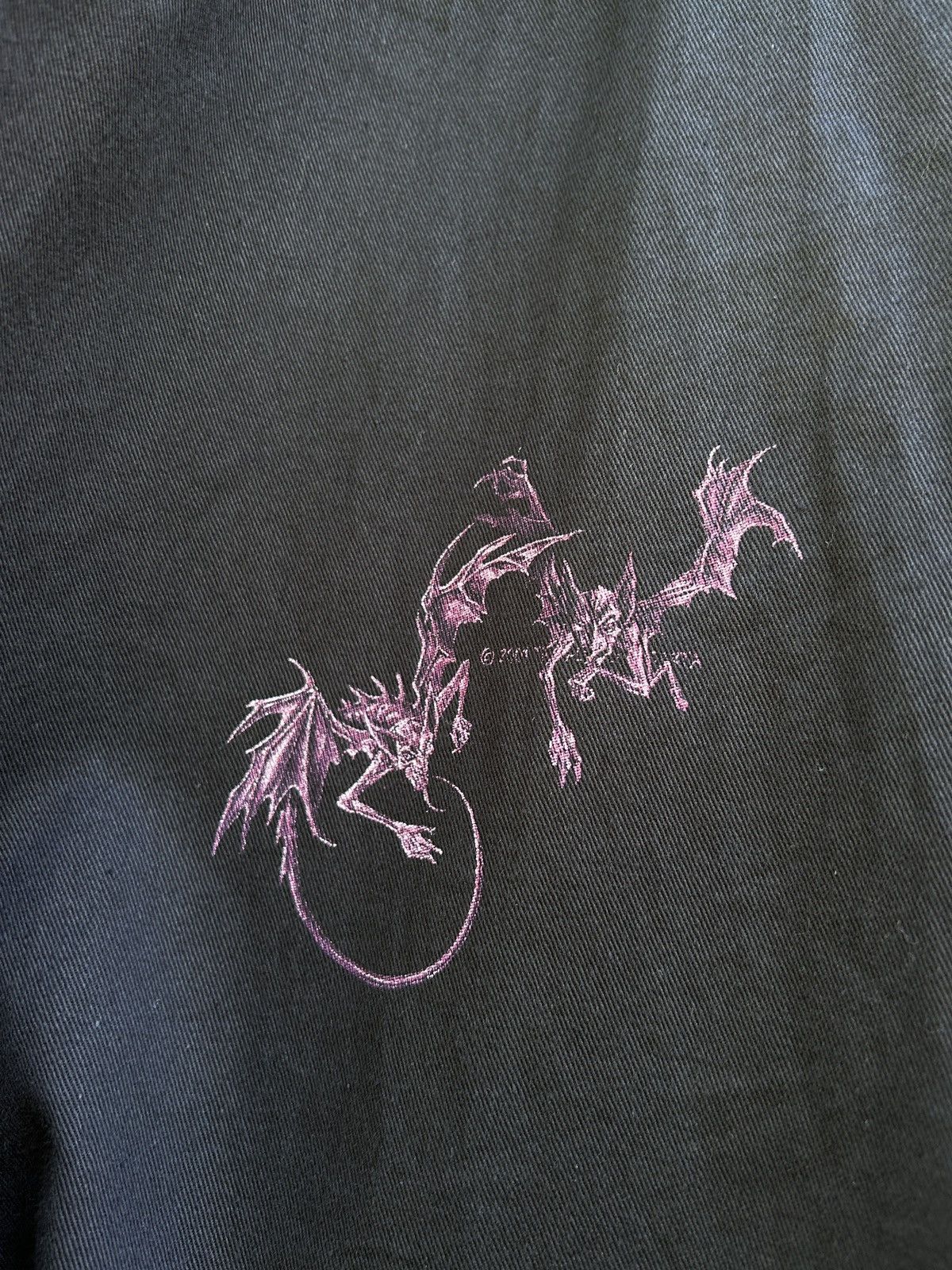 Alchemy Equipment 00s Vintage Alchemy Gothic 2001 Demons Carta Button Up Shirt Size US XL / EU 56 / 4 - 6 Thumbnail