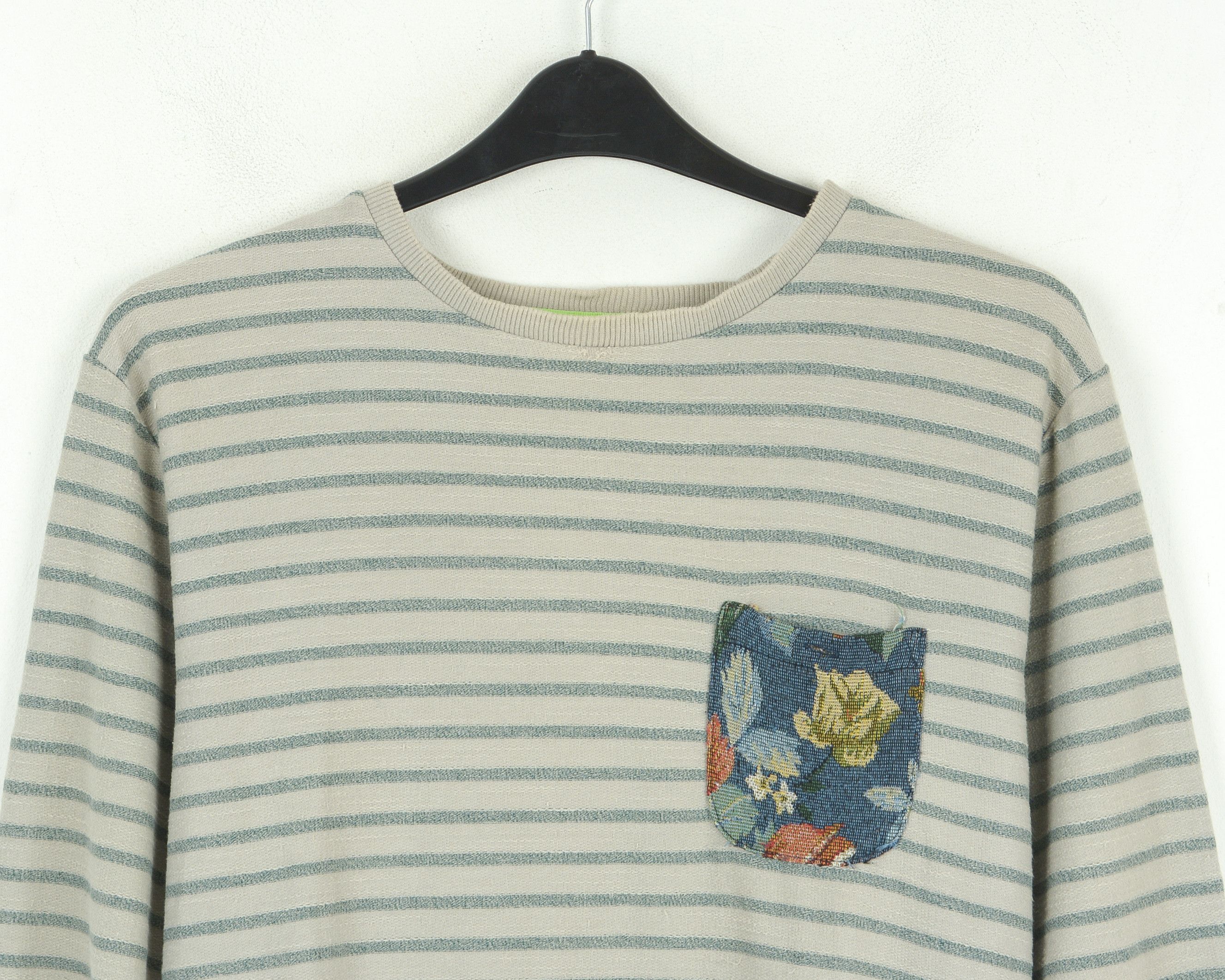 Anerkjendt Magnus Mens M Jumper Pullover Striped Crew Neck Sweatshirt Size US M / EU 48-50 / 2 - 2 Thumbnail