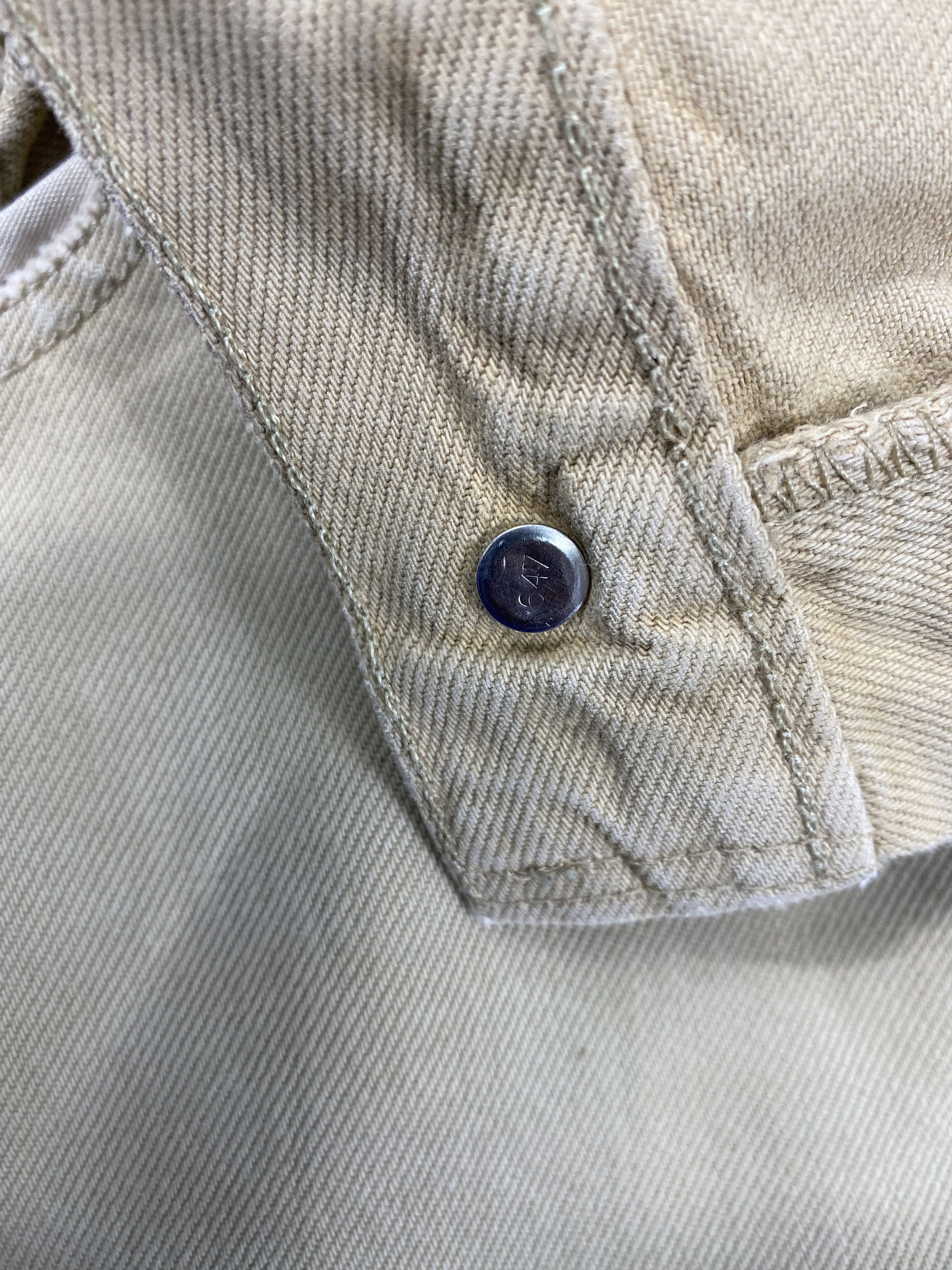Levi's Khaki Vintage Levi's 501 Jeans 36x31 Denim -JN2247 Size US 35 - 7 Thumbnail