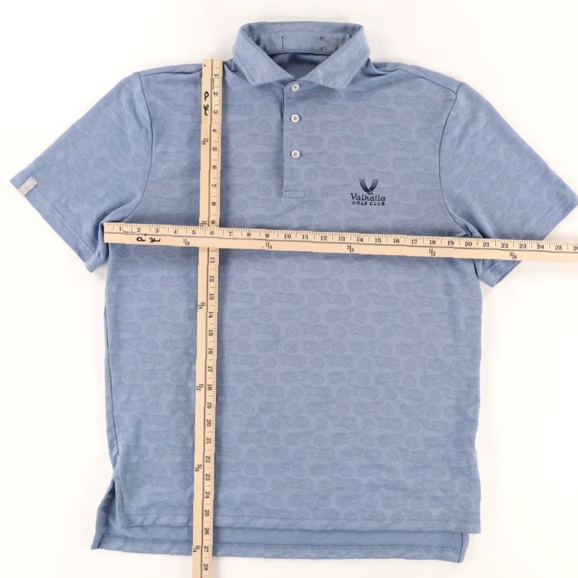 RLX Ralph Lauren RLX Ralph Lauren Motorcycle Jacquard Valhalla Polo Shirt Blue Men's M Size US M / EU 48-50 / 2 - 3 Thumbnail