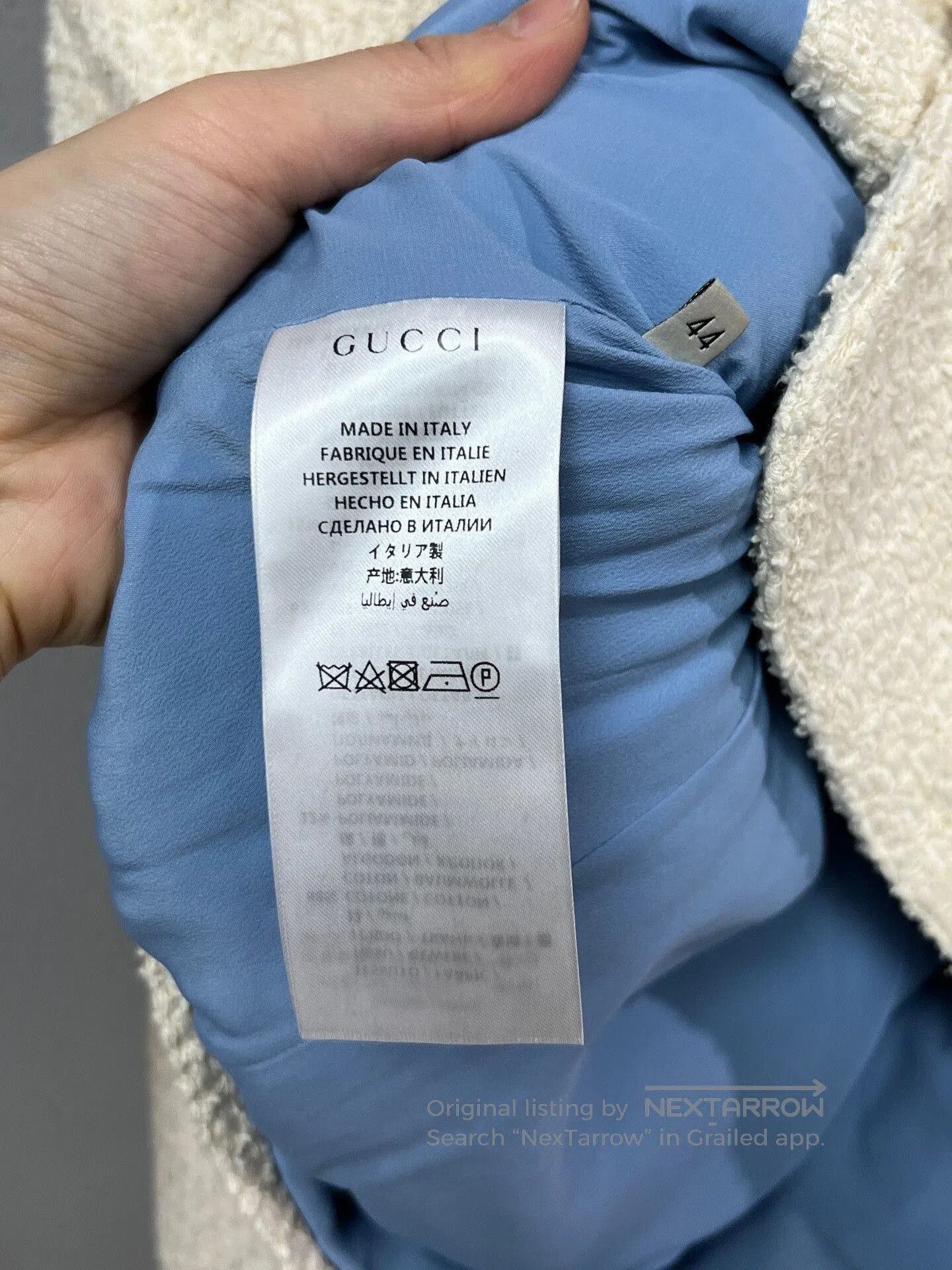 Gucci gucci floral bow rhinestone outerwear jacket. Size XL / US 12-14 / IT 48-50 - 5 Thumbnail