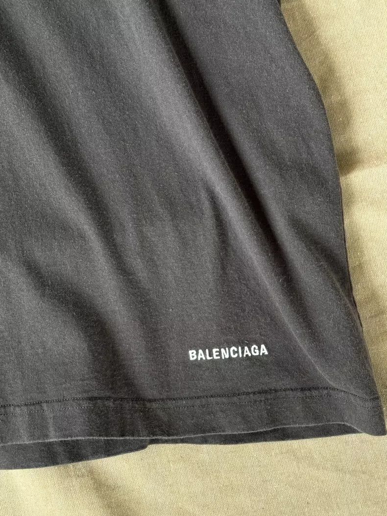 Balenciaga Balenciaga Logo Embroidered Crew Neck Short Sleeve T-Shirt Size US XS / EU 42 / 0 - 3 Thumbnail