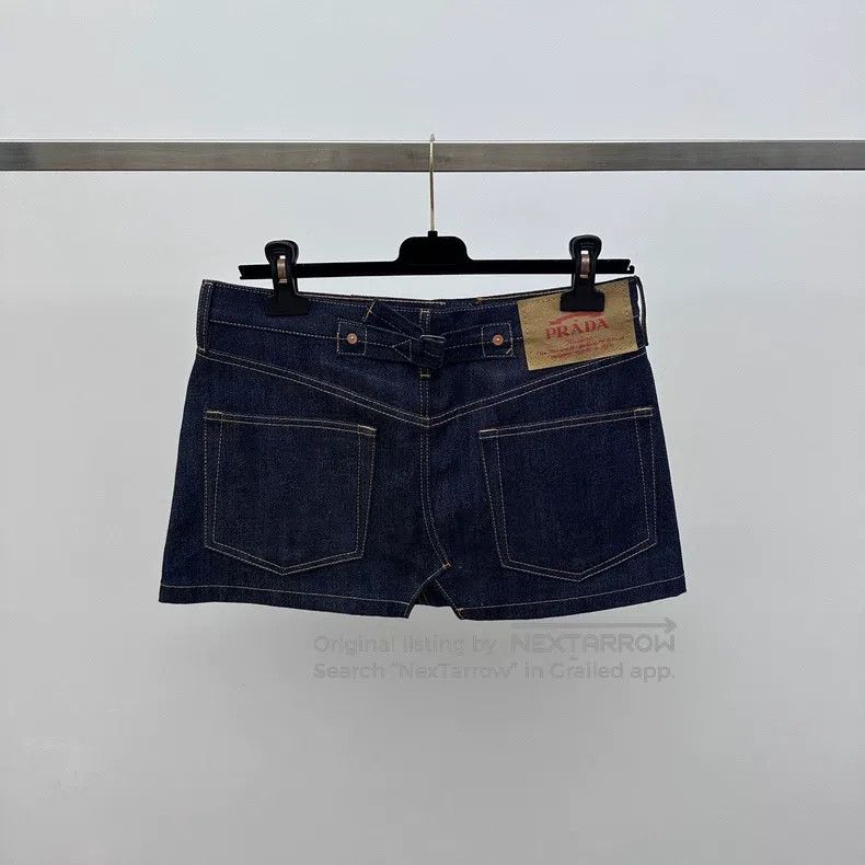 Prada Prada Denim skirt Size 25" / US 0 / IT 36 - 3 Thumbnail