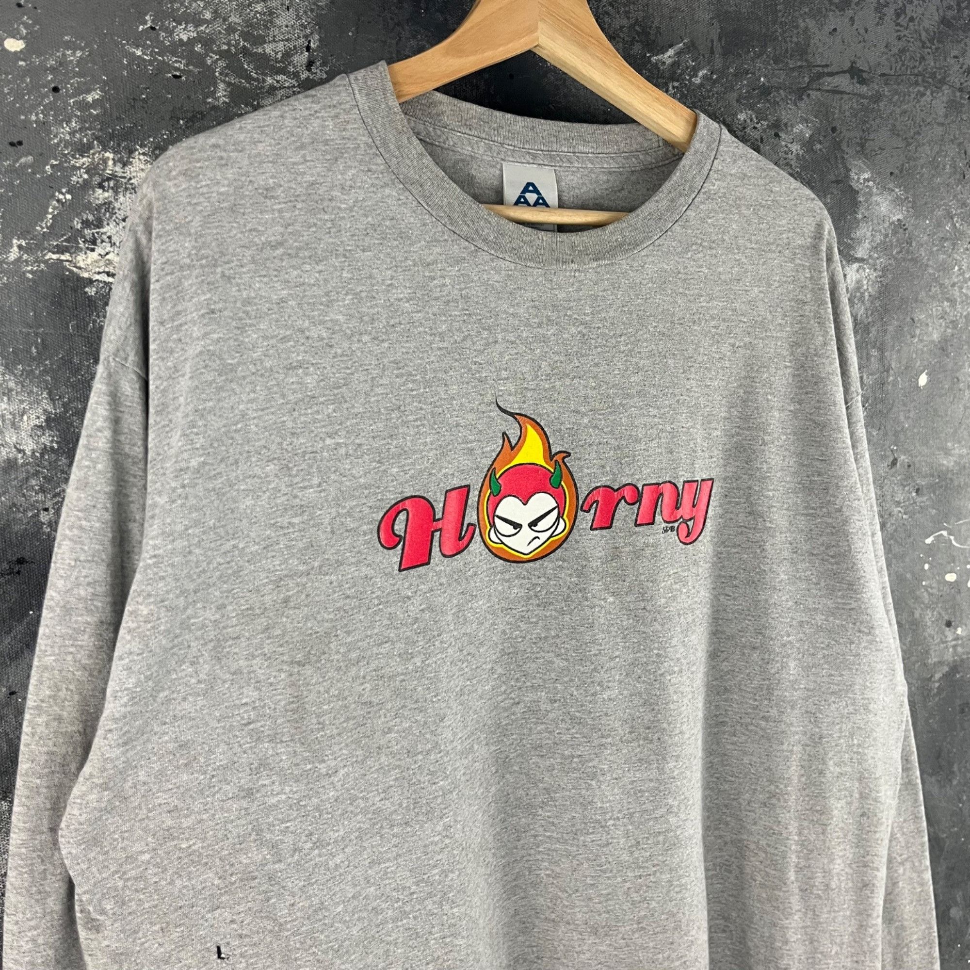 Vintage Vintage 90’s Horny Skate longsleeve Size US XL / EU 56 / 4 - 2 Thumbnail