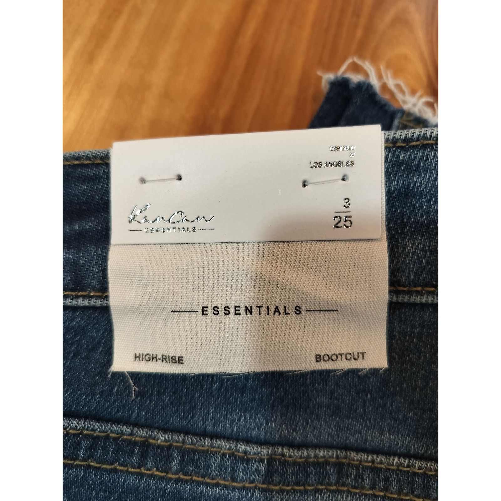 Other KanCan Essentials High Rise Bootcut Jeans Raw Hem 3/25 Size 25" / US 0 / IT 36 - 7 Thumbnail