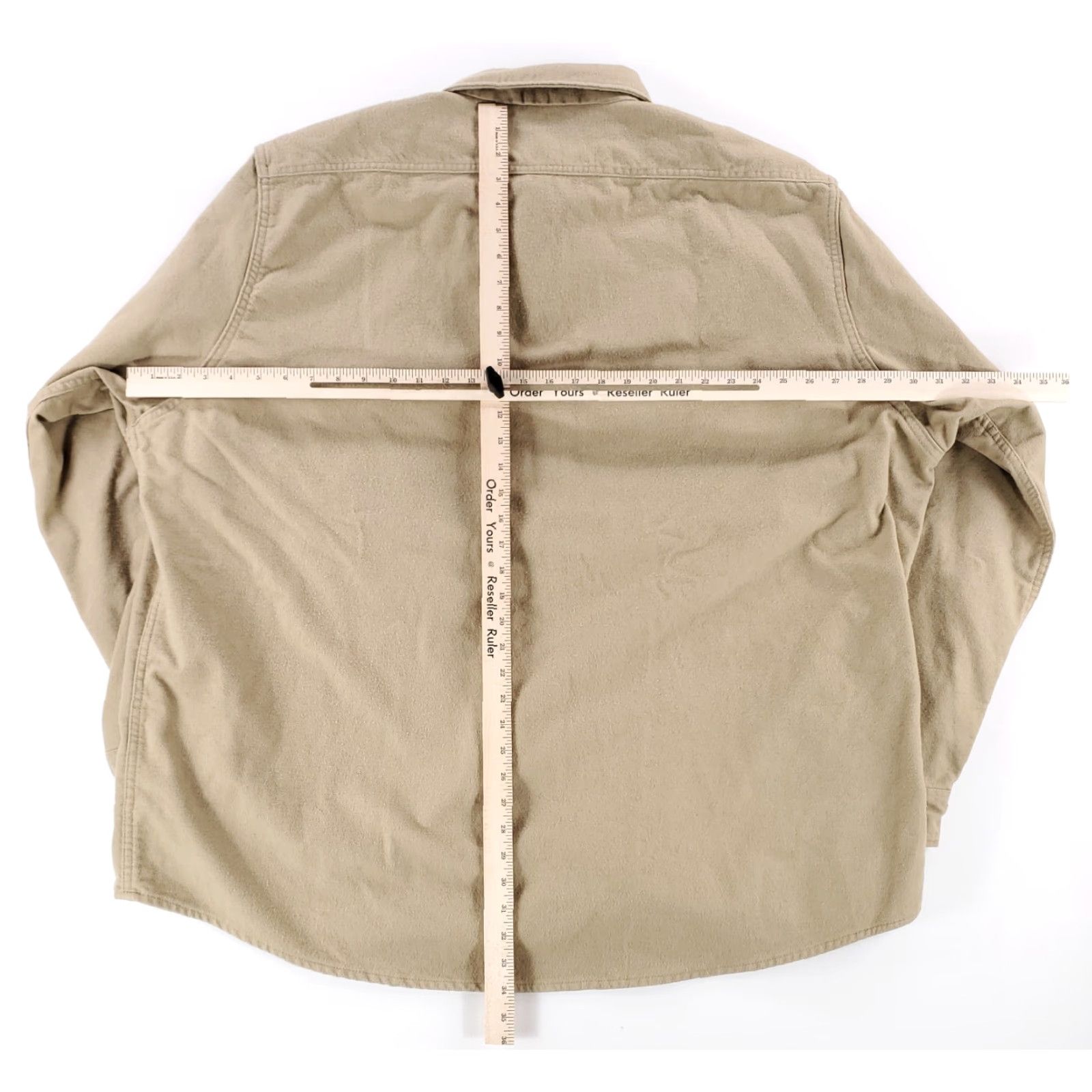 Vintage VINTAGE Gander Mountain Shirt Button-Down Beige 4XL Mens Made USA Chamois Long Sleeve Size US XXL / EU 58 / 5 - 7 Thumbnail