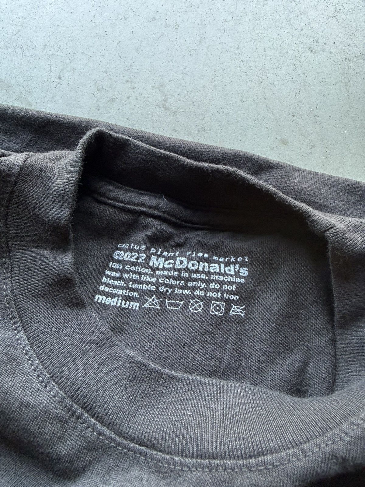 Cactus Plant Flea Market CPFM x McDonlald’s Coffee Stirrer Tee Black Size US M / EU 48-50 / 2 - 4 Thumbnail