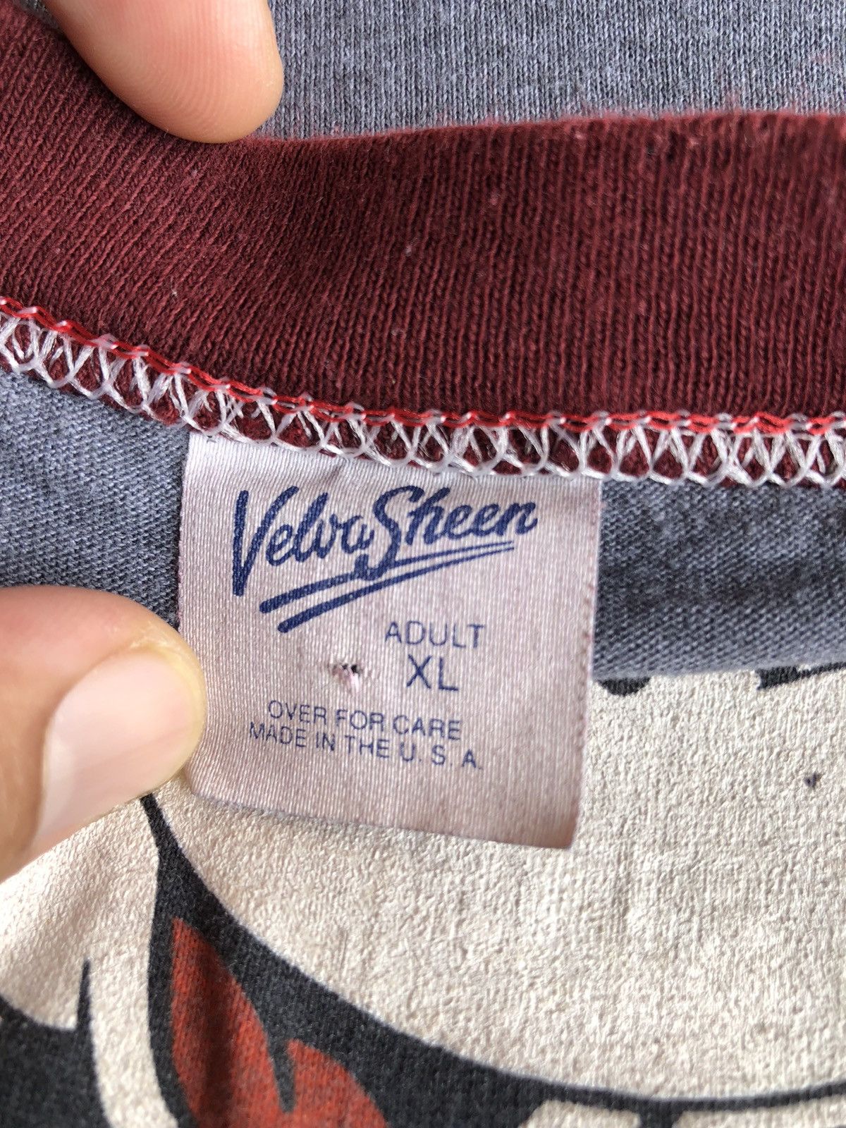 Mickey Mouse Vintage 80’s Mickey Velva Sheen Stripe Shirt Tee Size US XL / EU 56 / 4 - 7 Thumbnail