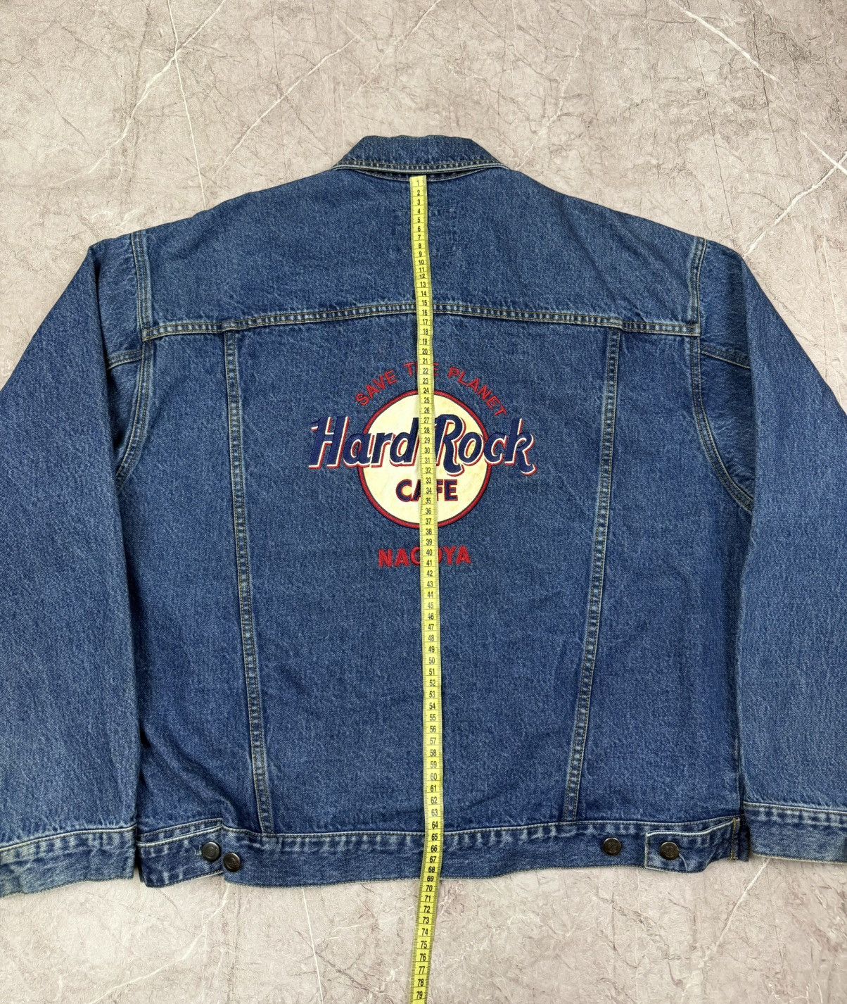 Hard Rock Cafe Vintage Hard Rock Cafe Jeans Jacket Size US XL / EU 56 / 4 - 10 Thumbnail