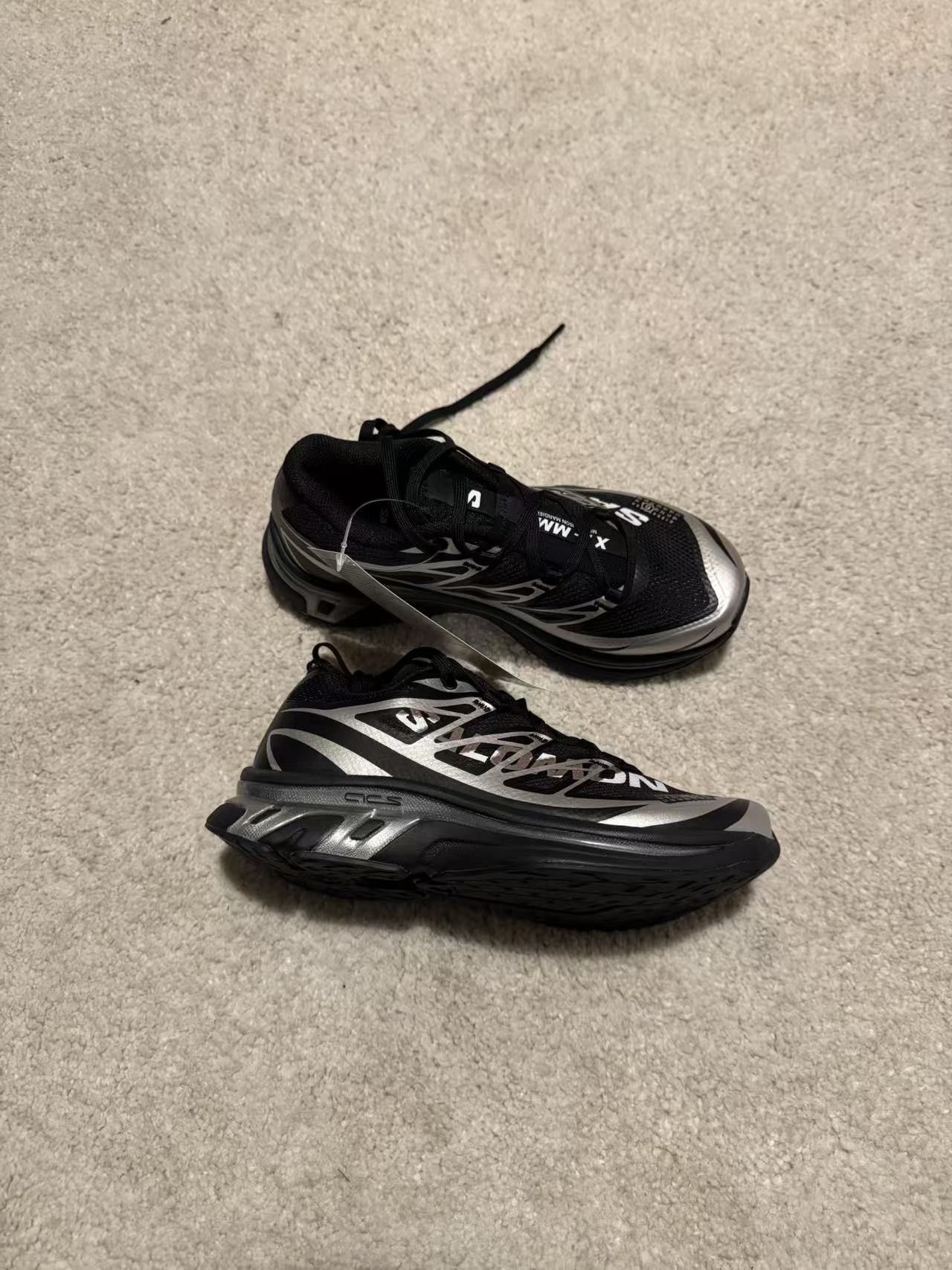 Maison Margiela × Salomon Salomon XT-MM-6 x MM6 Maison Margiela Sneakers Black Silver Size US 6 / IT 36 - 2 Thumbnail