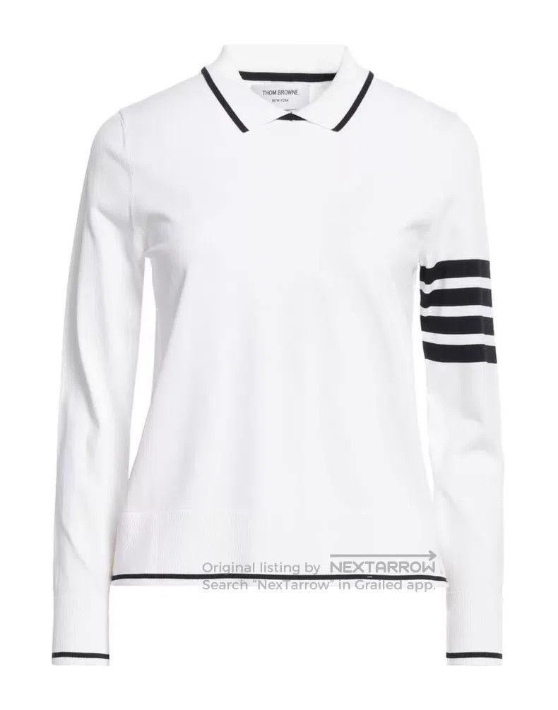 Thom Browne Thom Browne White Long Sleeve Size US XL / EU 56 / 4 - 1 Thumbnail