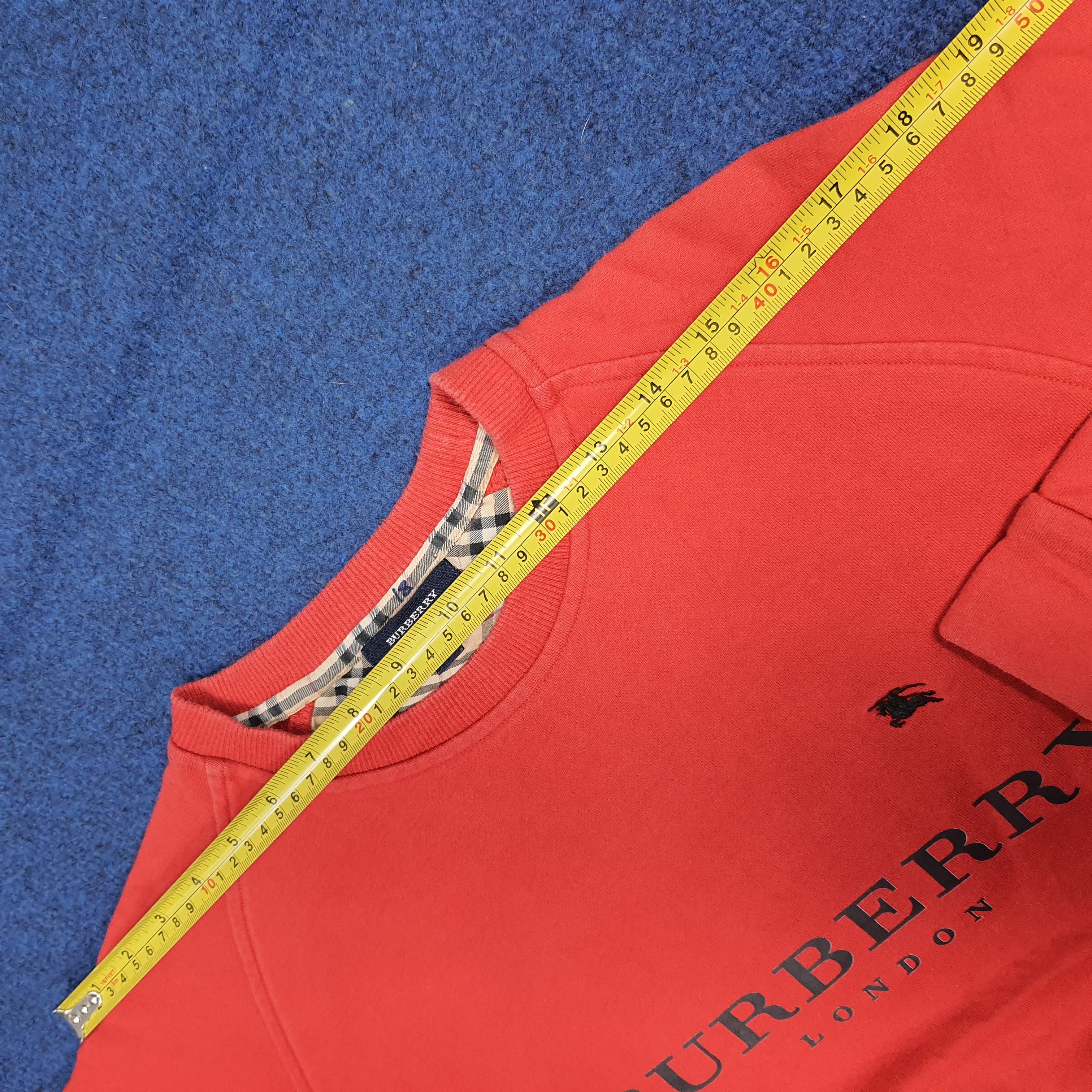 Burberry Vintage Burberry London Nova Check Sweatshirt C282N20 Size S / US 4 / IT 40 - 8 Thumbnail