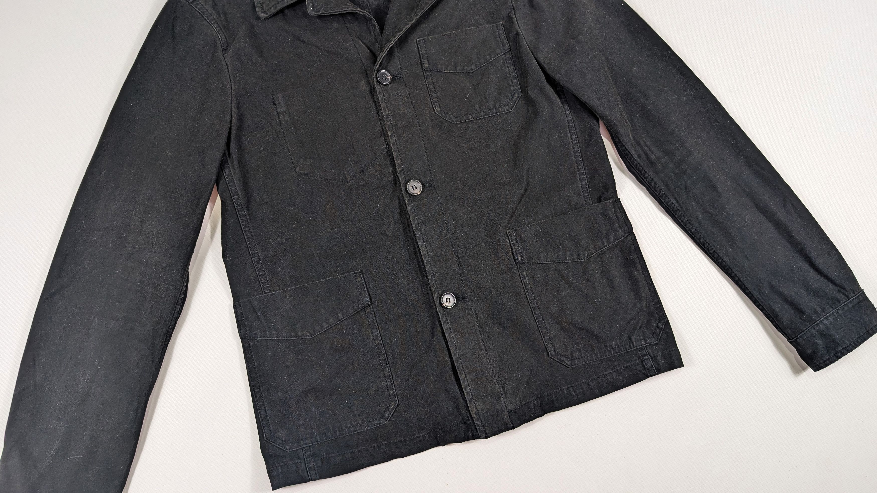Allsaints AllSaints Convoy Black Cotton Blazer Jacket Size S Size US S / EU 44-46 / 1 - 3 Thumbnail