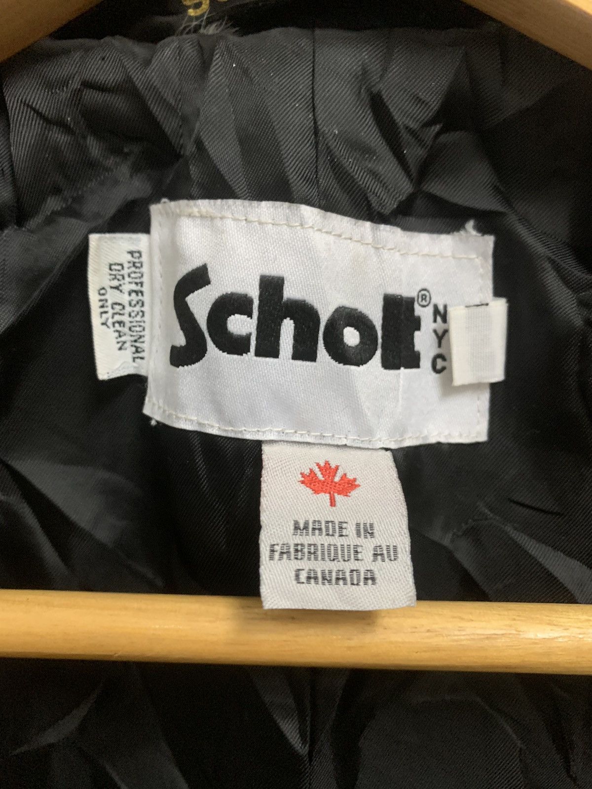 Japanese Brand × Schott × Vintage Vintage Schott NYC Double Breasted Wool Jacket Size S / US 4 / IT 40 - 7 Thumbnail