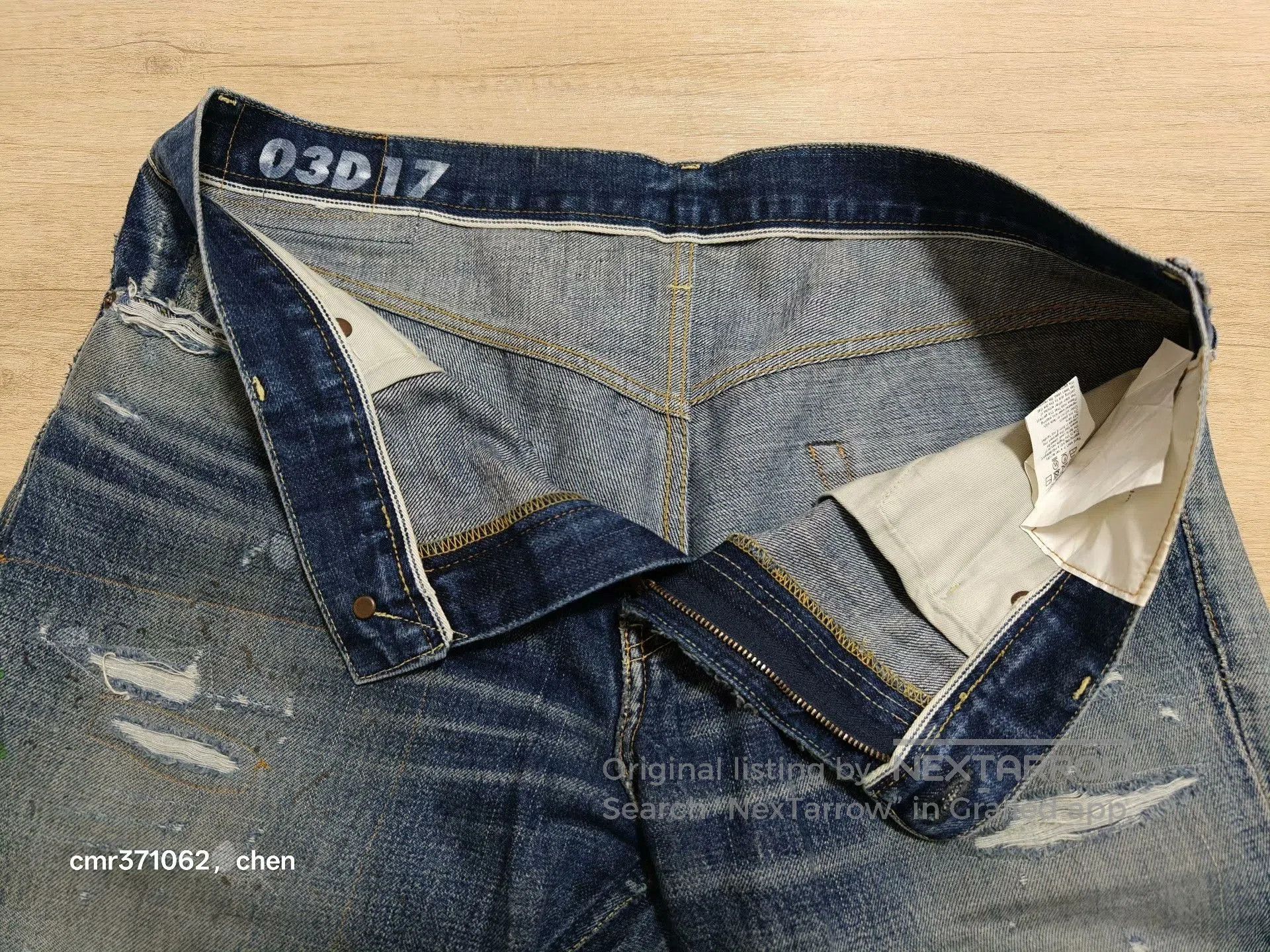 Visvim visvim 19ss Spot 03 D17 Distressed Jeans. Size US 38 / EU 54 - 4 Thumbnail