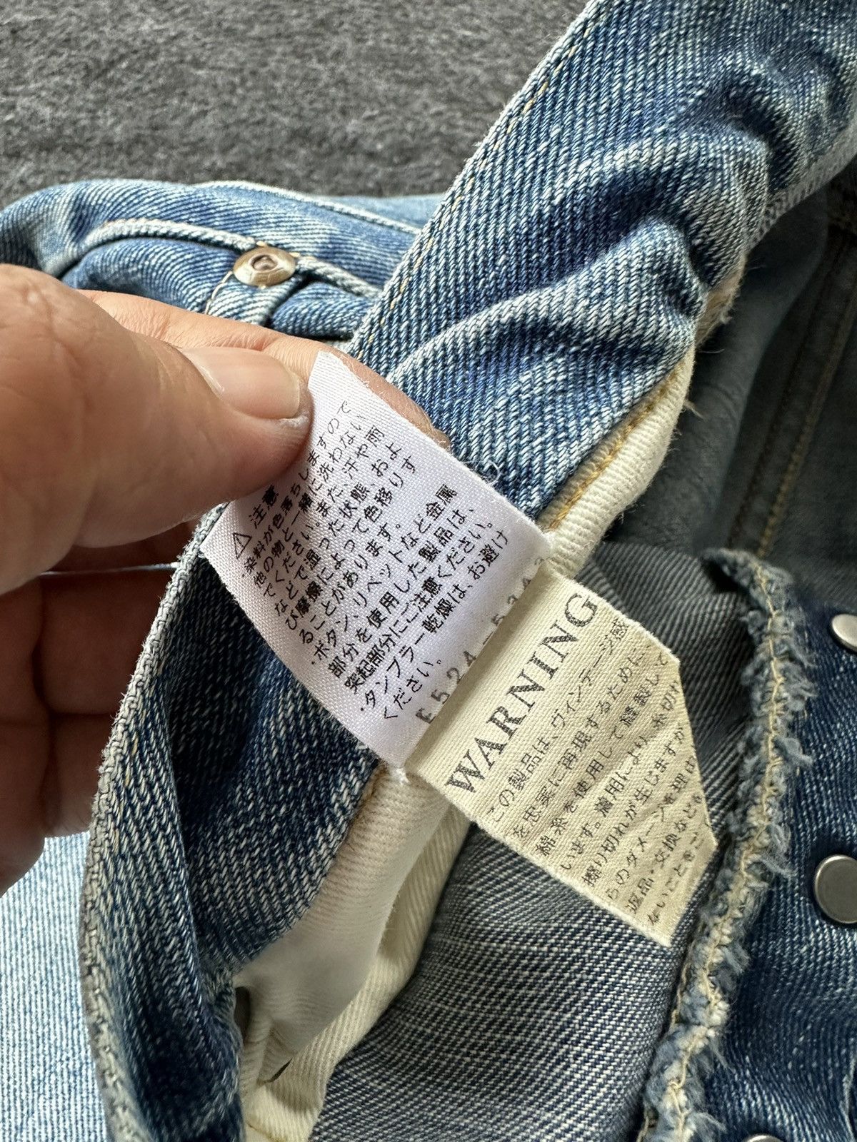 Lee Vintage Rare 50s Lee 101 Half Selvedge Denim 29x34 D444 Size US 29 - 21 Thumbnail