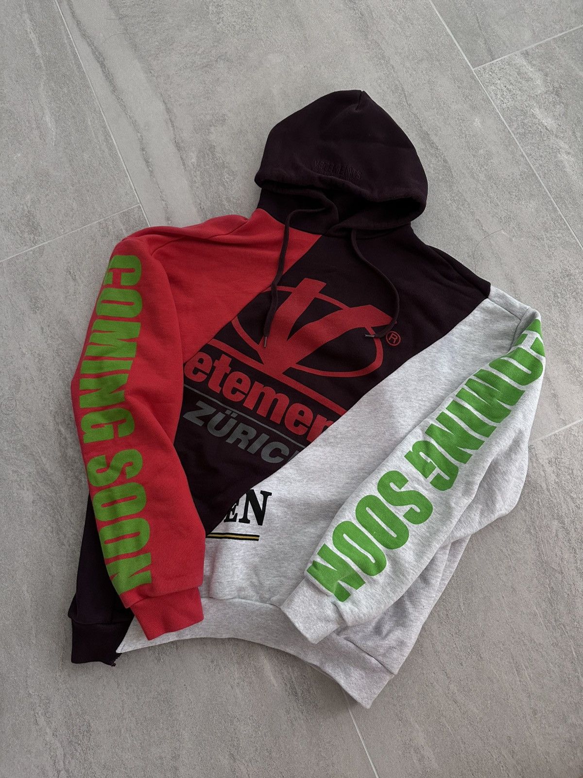 Vetements Vetements Zurich Reconstructed Cut-Up Hoodie | Grailed