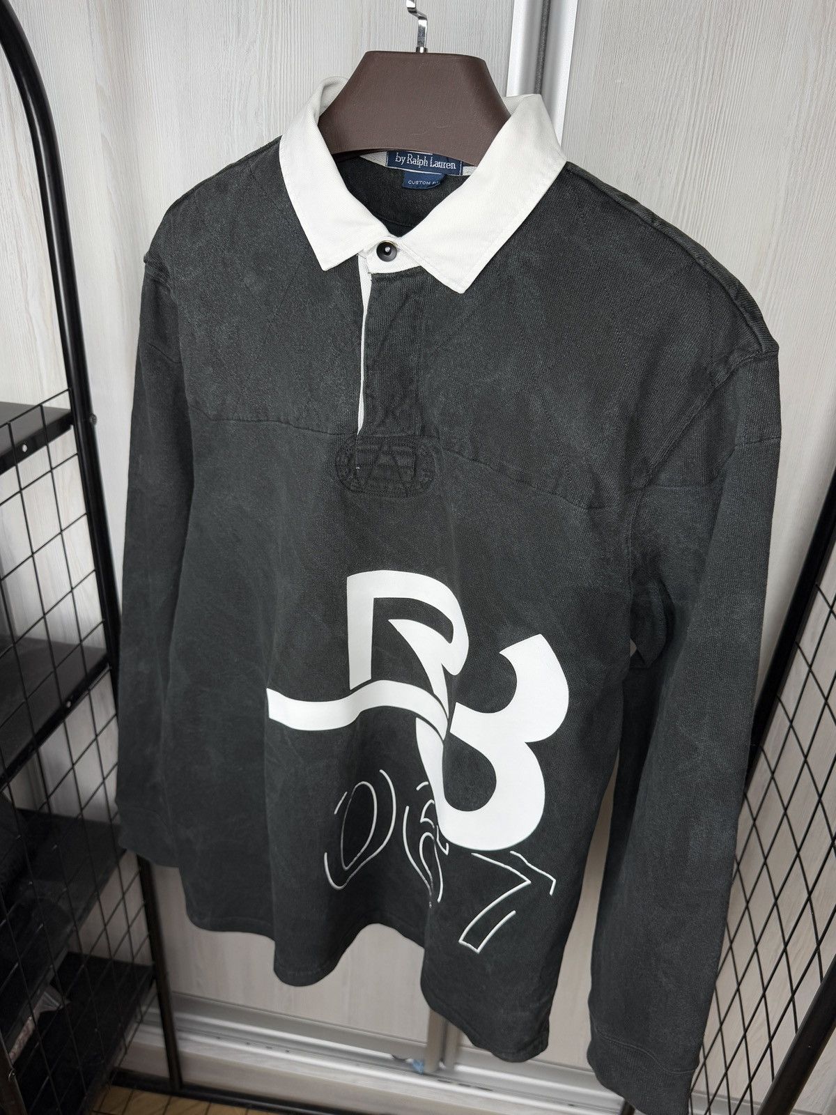 Polo Ralph Lauren Polo Ralph Lauren R3 067 vintage 90s faded rugby polo shirt Size US XL / EU 56 / 4 - 7 Thumbnail