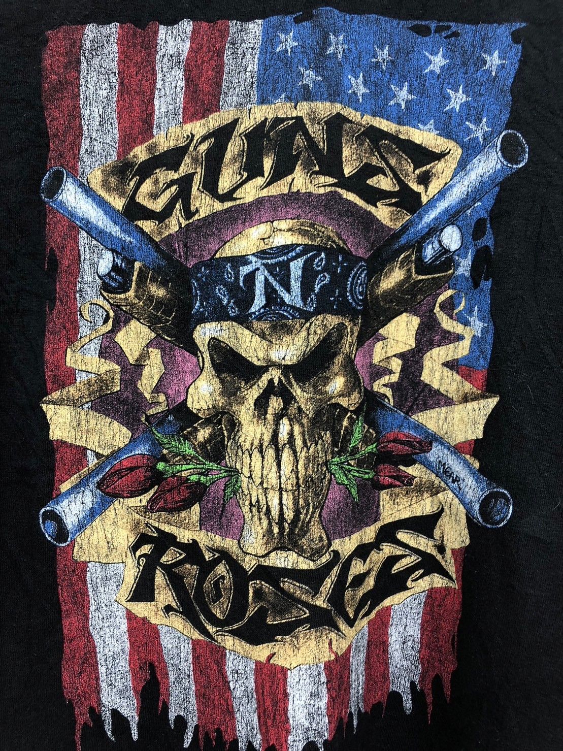 Vintage Vintage Gun N Roses shirt BN Size US S / EU 44-46 / 1 - 3 Thumbnail