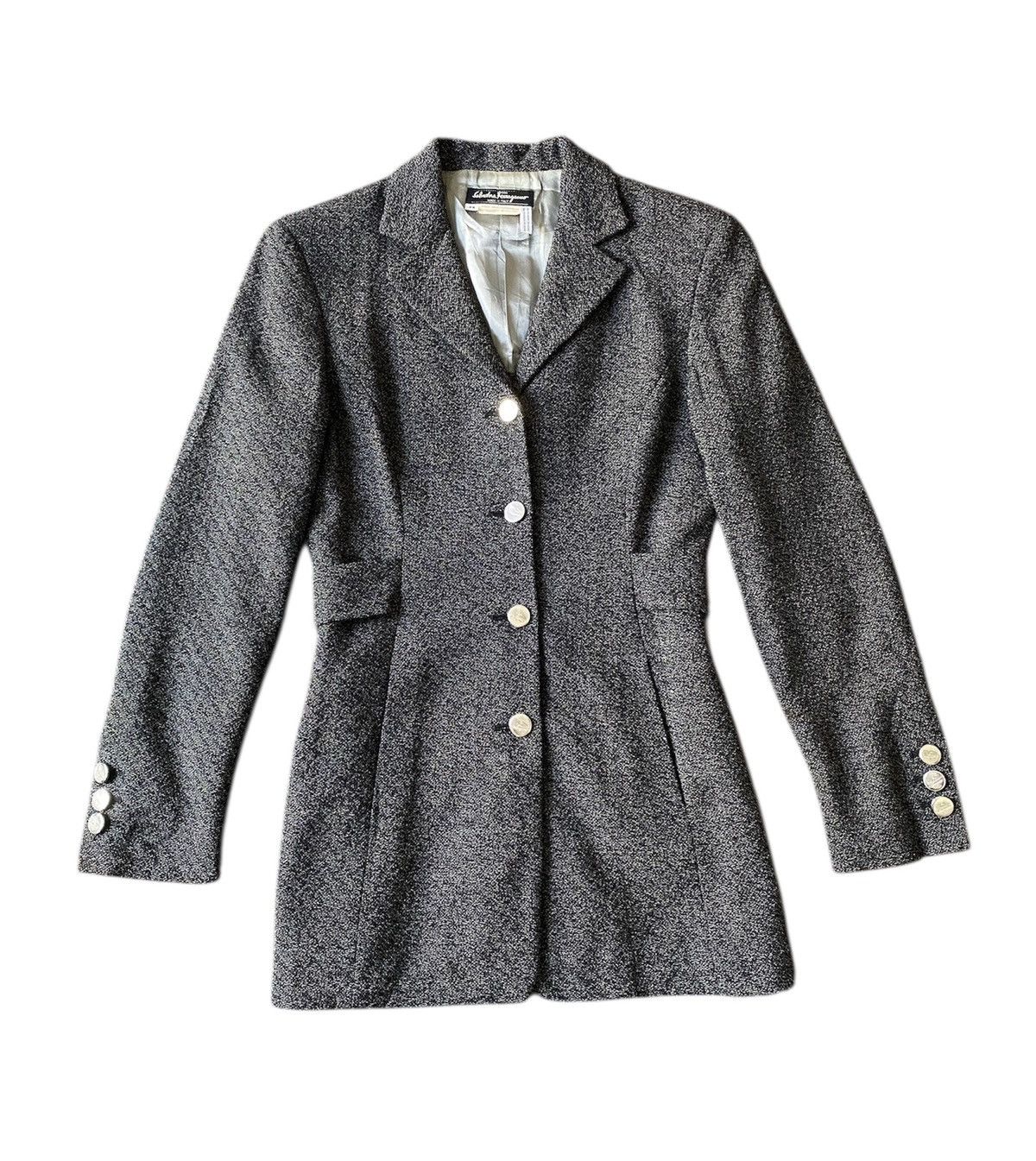 Salvatore Ferragamo Vintage Salvatore Ferragamo Italy Coat Size S / US 4 / IT 40 - 1 Thumbnail