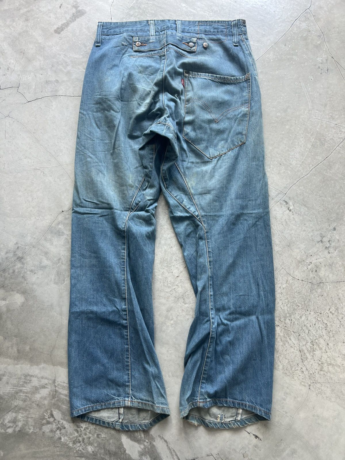 Levi's Levis Engineered Jeans Buckle Back Tag W32 Actual 30x30 Size US 32 / EU 48 - 5 Thumbnail