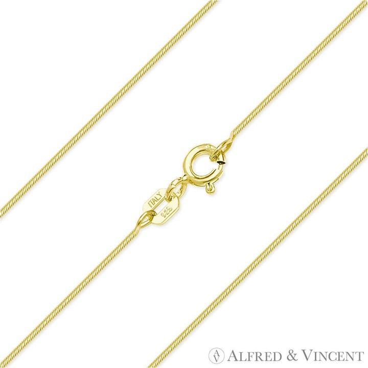 Other 0.7mm Classic Snake Chain Necklace in .925 Sterling Silver Size ONE SIZE - 1 Thumbnail