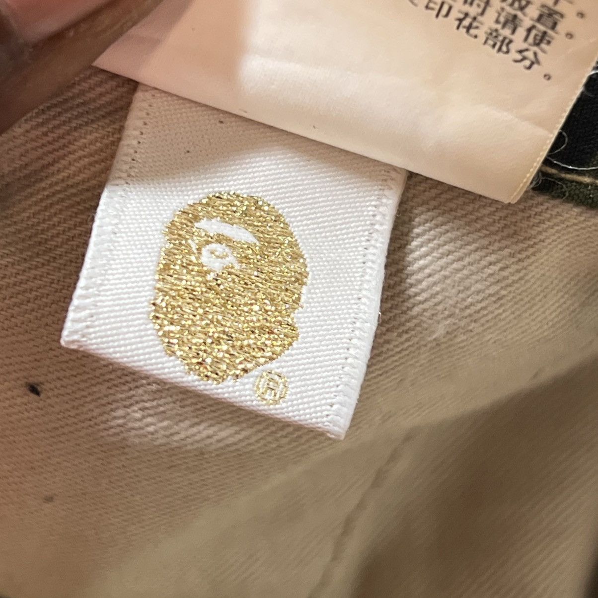 Bape Bape Shark Green Camo Track Pants Size US 39 - 13 Thumbnail