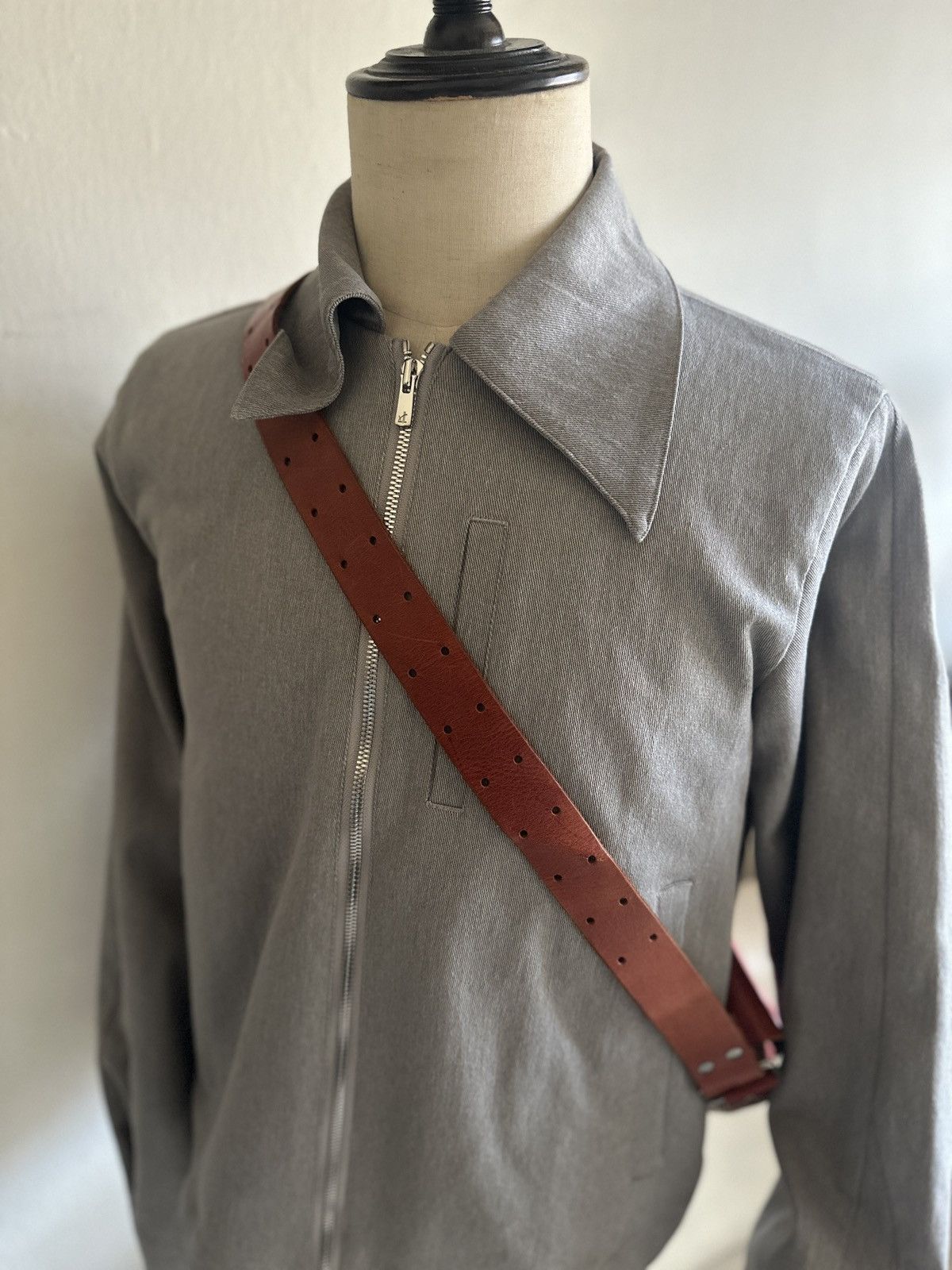 Comme des Garcons Homme Vintage Japan made Red Leather Patina Sling Bag Size ONE SIZE - 21 Thumbnail