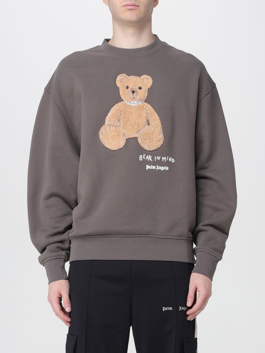 Palm Angels Palm Angels Sweatshirt Men Grey Size US M / EU 48-50 / 2 - 1 Thumbnail