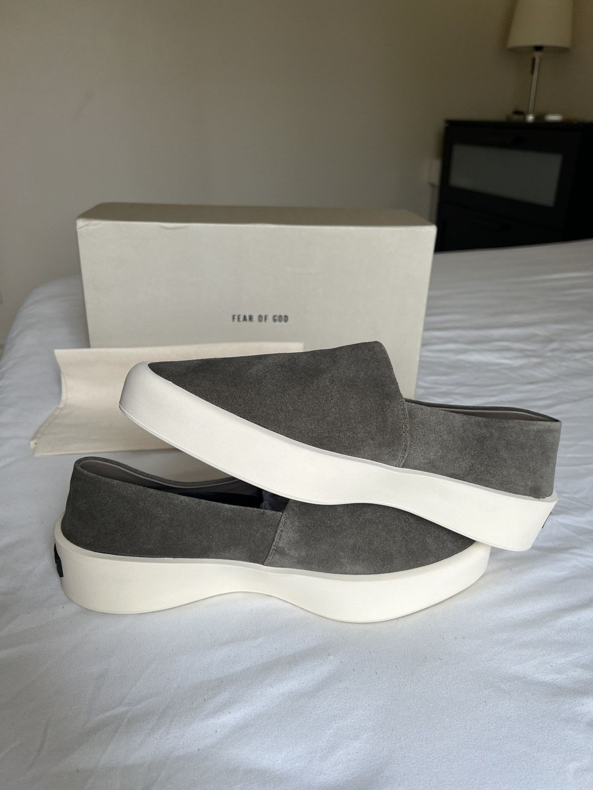 Fear of God Fear Of God Slip-on Espadrille - Green Suede Size US 9 / EU 42 - 4 Thumbnail